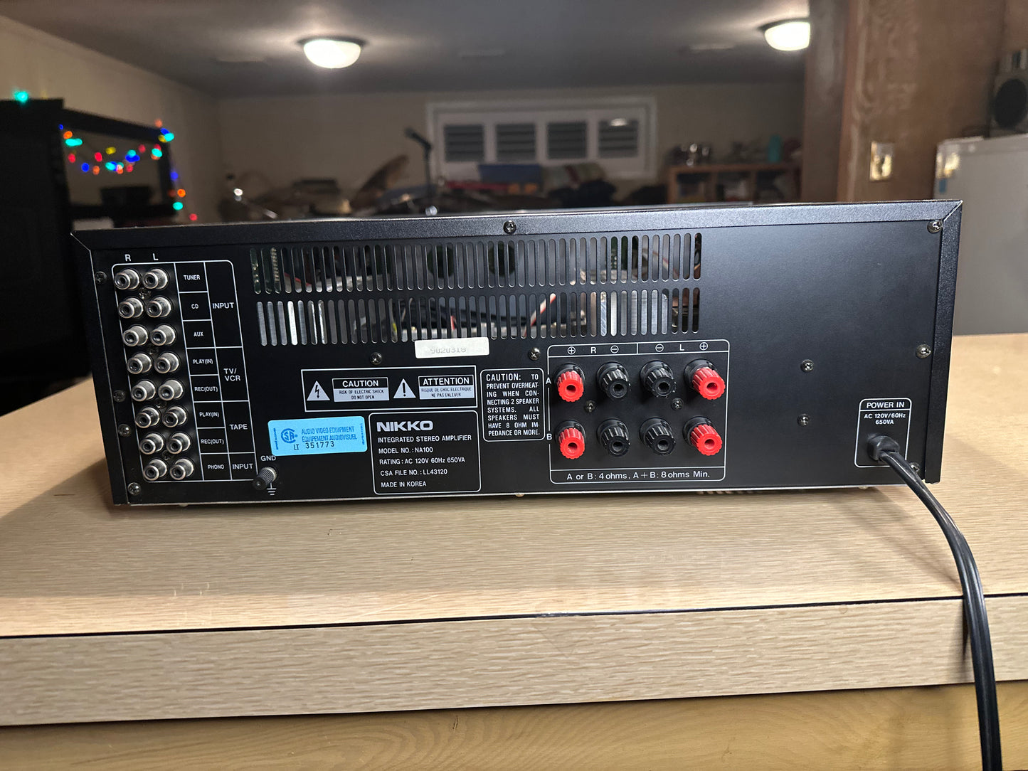 NIKKO NA100 Stereo Integrated Amplifier Excellent Condition Fully Serviced RARE!