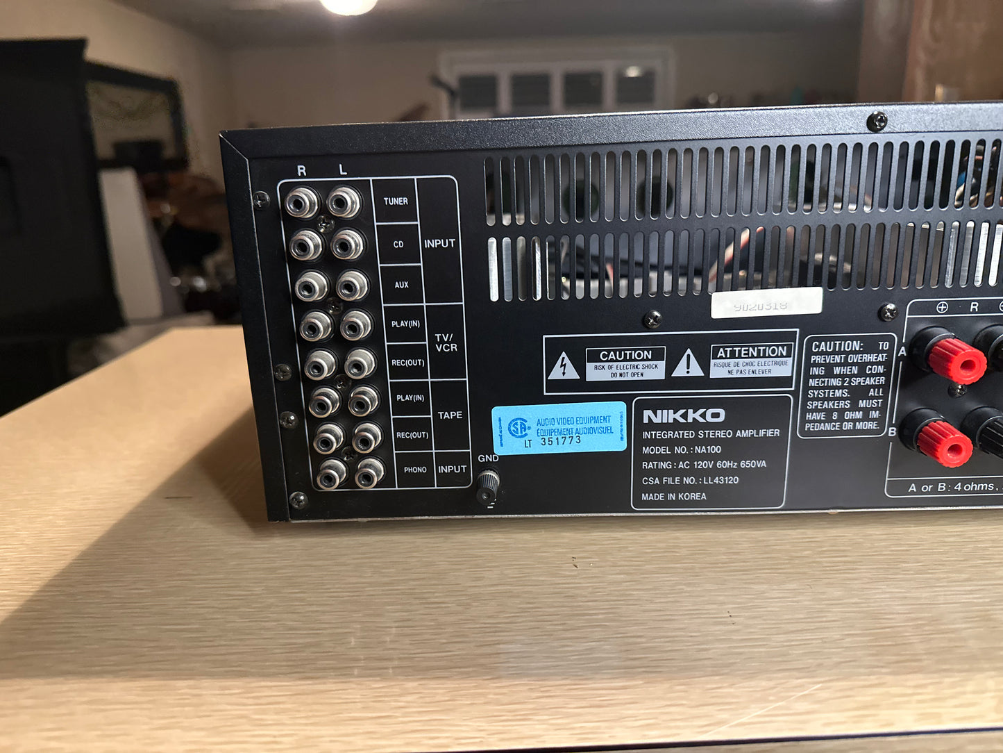 NIKKO NA100 Stereo Integrated Amplifier Excellent Condition Fully Serviced RARE!