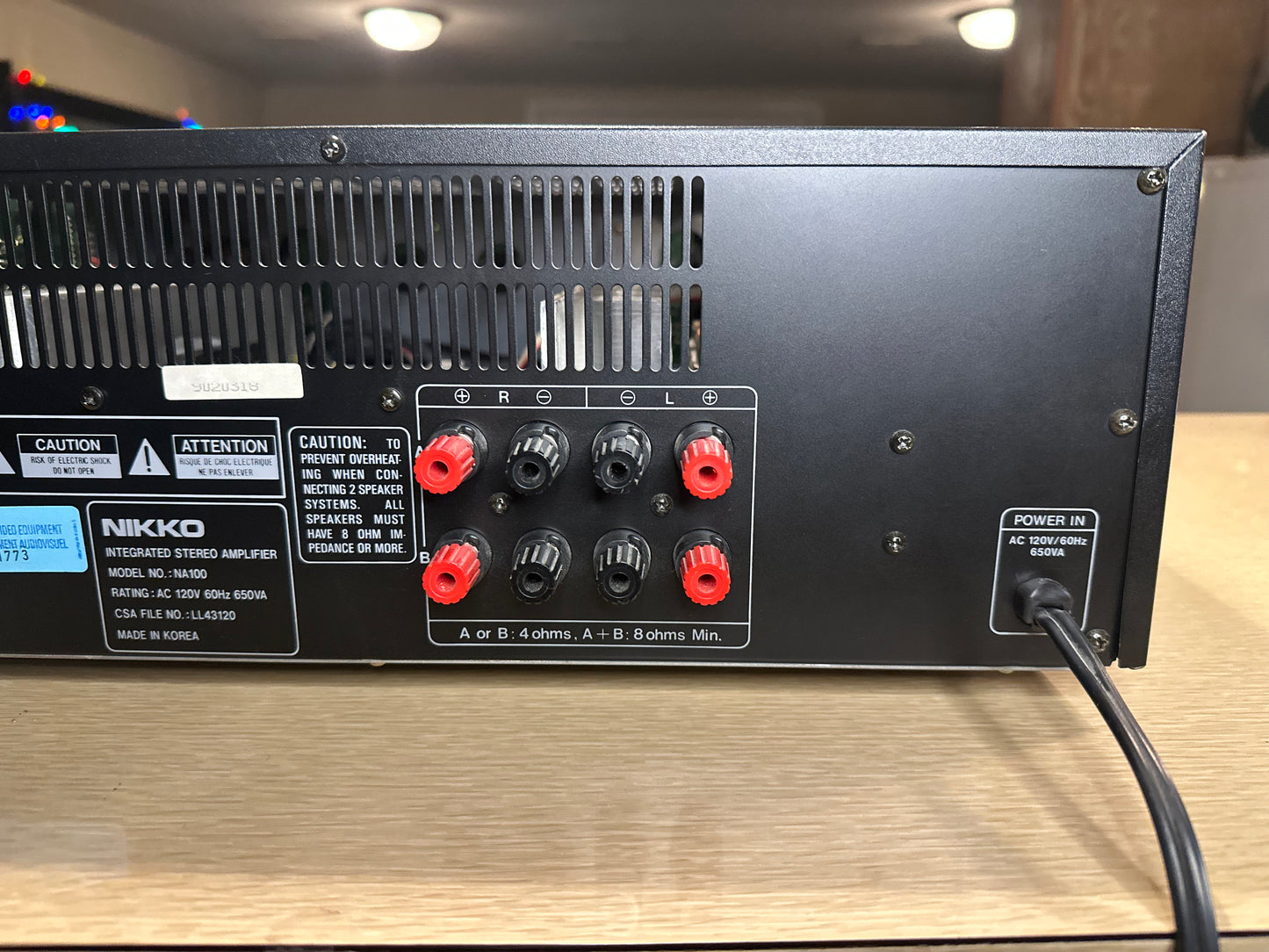 NIKKO NA100 Stereo Integrated Amplifier Excellent Condition Fully Serviced RARE!