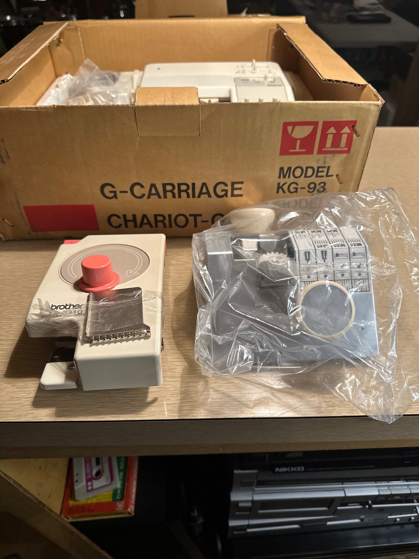 Brother KG-93 Garter Carriage For Knitting Machine Standard Gauge New In Box