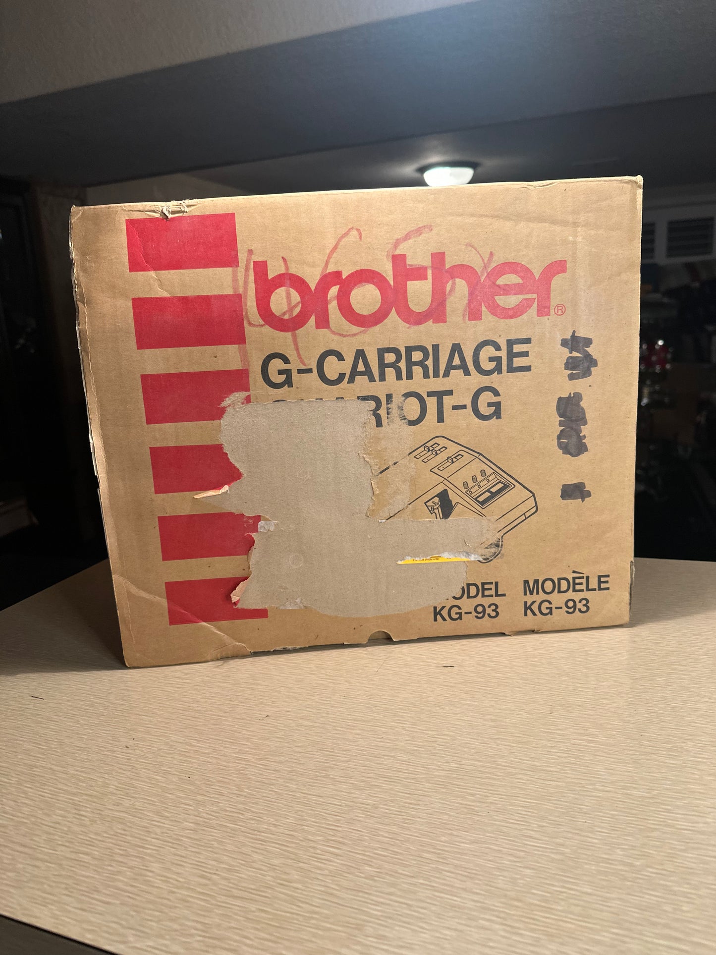 Brother KG-93 Garter Carriage For Knitting Machine Standard Gauge New In Box