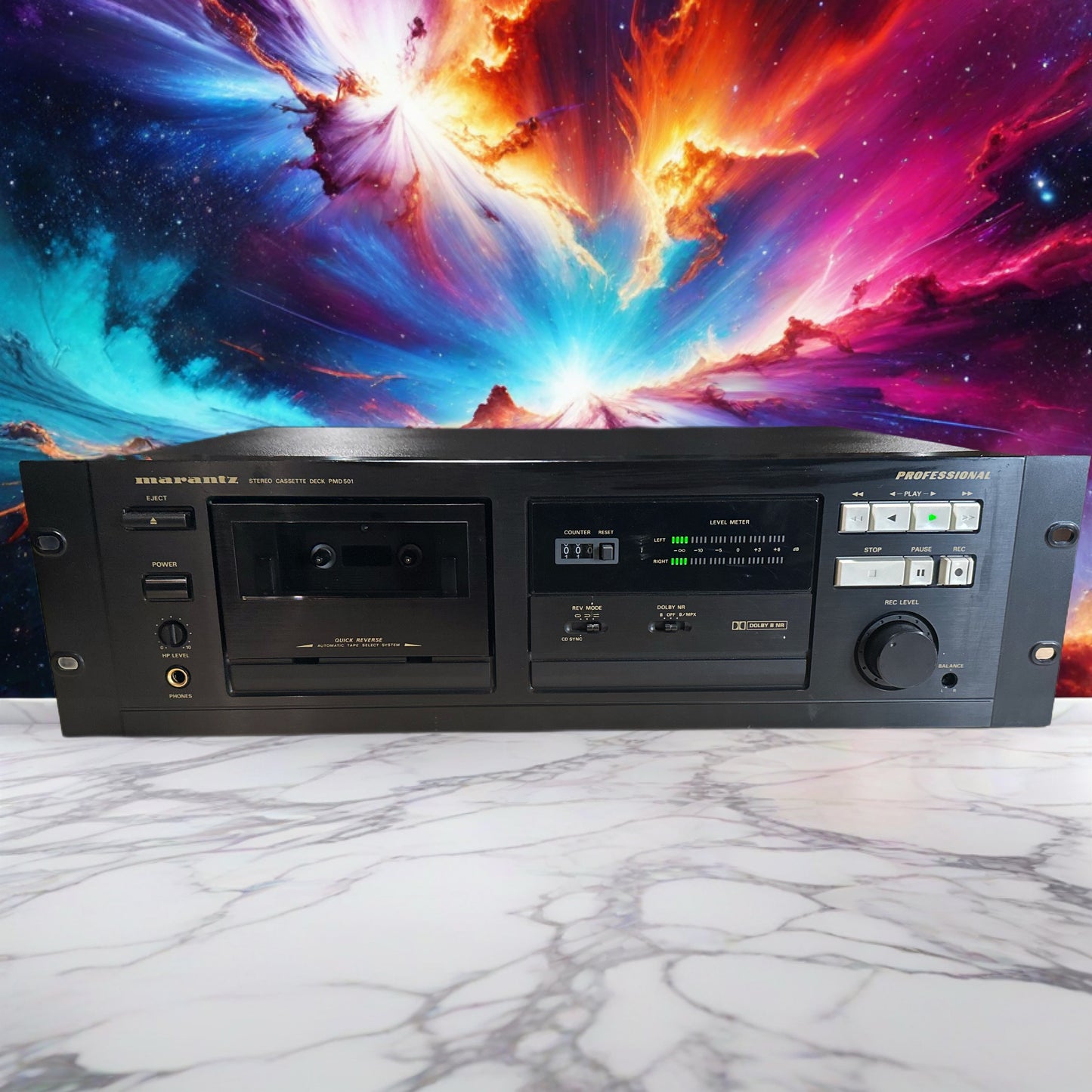 Vintage Marantz PMD501U PMD-501 Professional Stereo Cassette Deck Fully Serviced