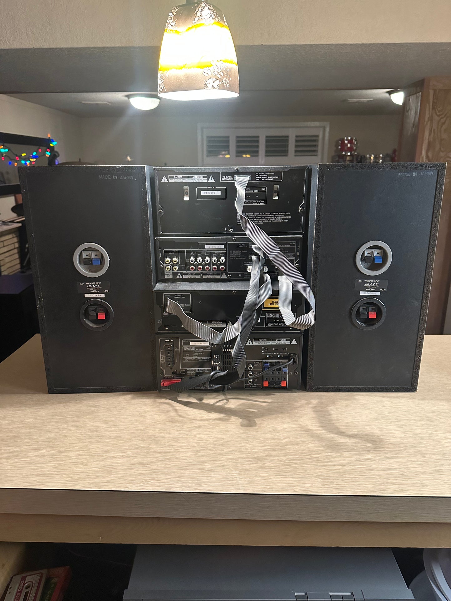 KENWOOD A-A7 Amp, DP-MA9 CD, GE-A7 Equaliser, X-A9 Tape Deck Stereo system Works