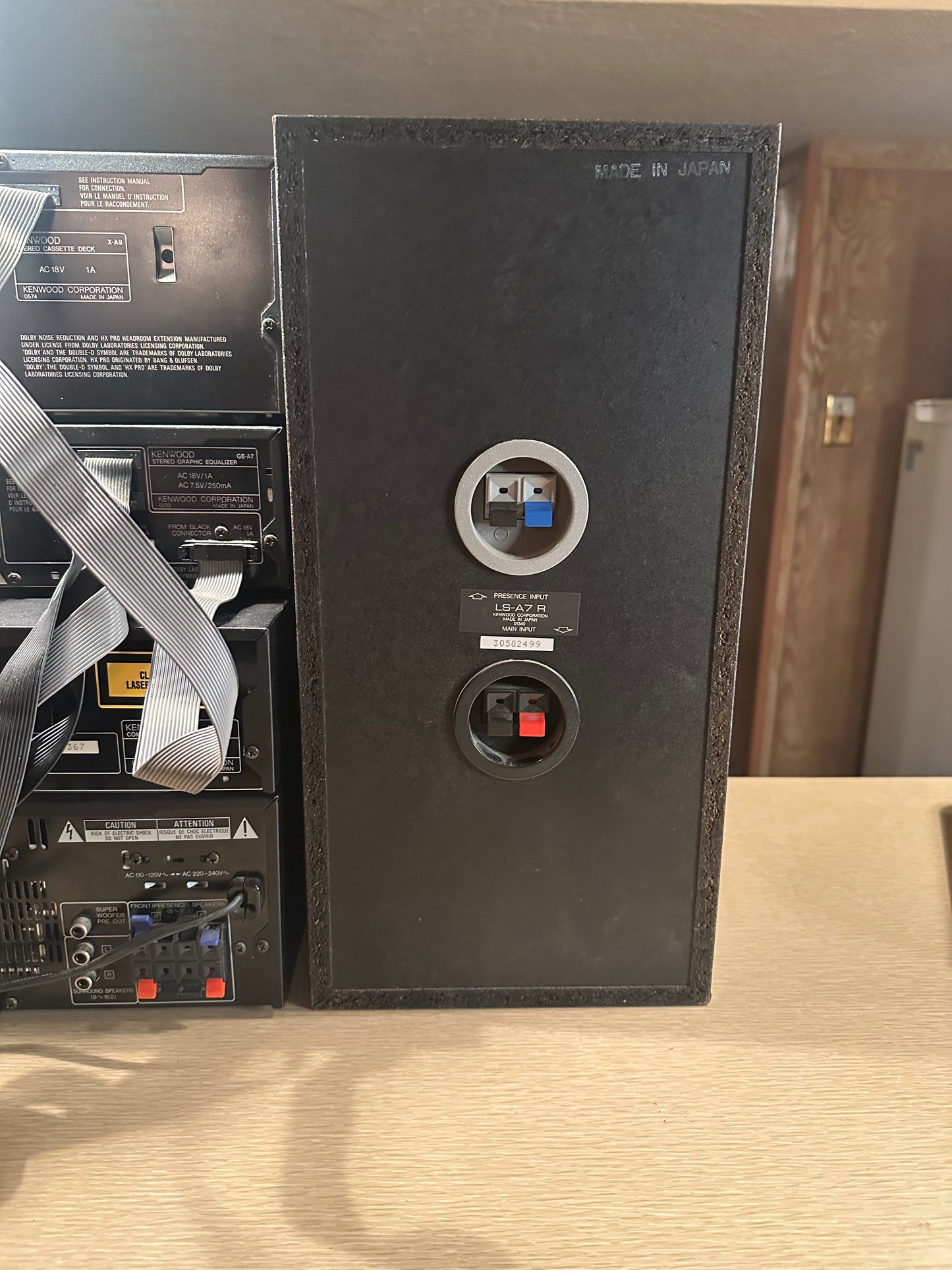 KENWOOD A-A7 Amp, DP-MA9 CD, GE-A7 Equaliser, X-A9 Tape Deck Stereo system Works