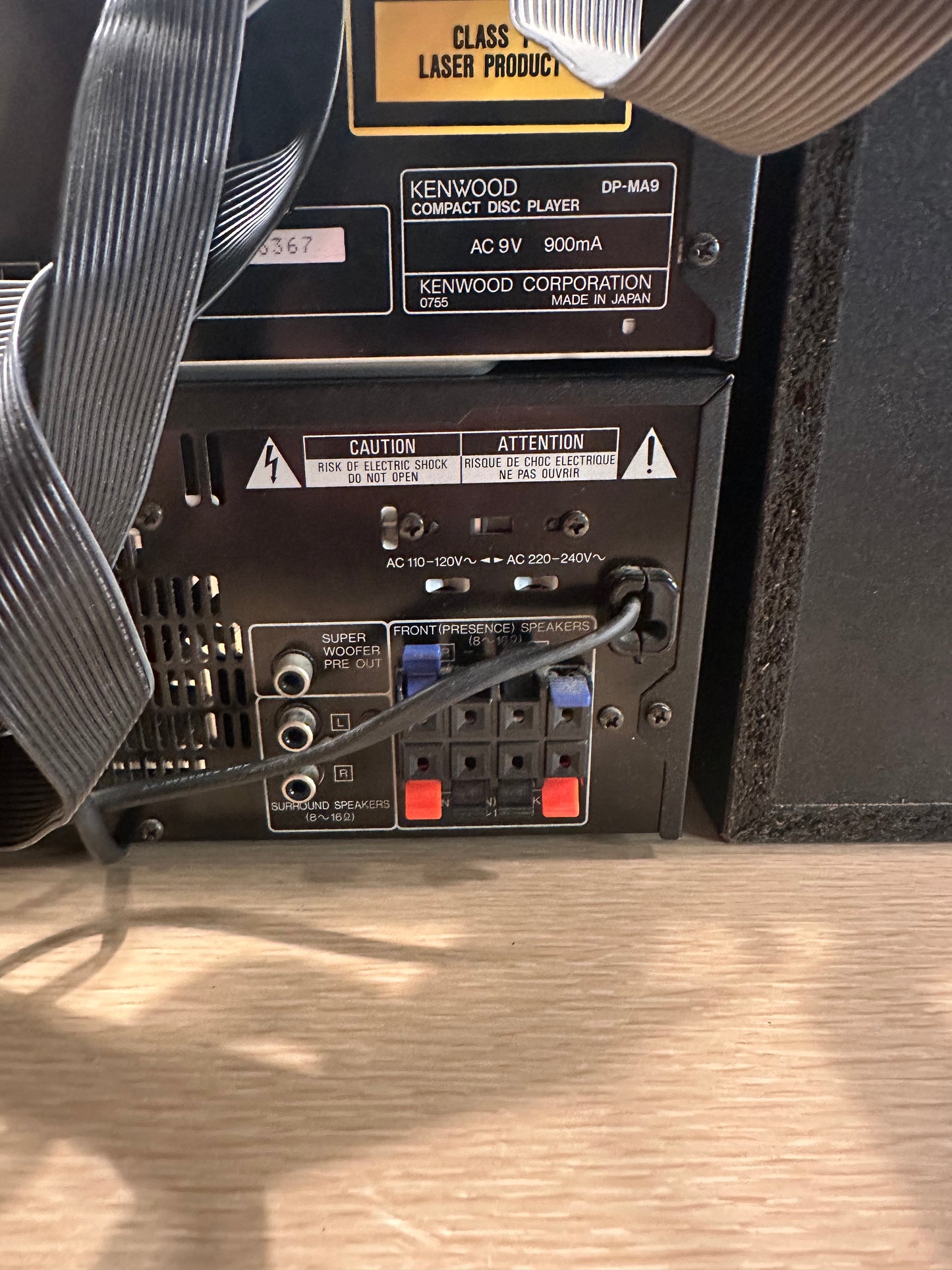 KENWOOD A-A7 Amp, DP-MA9 CD, GE-A7 Equaliser, X-A9 Tape Deck Stereo system Works