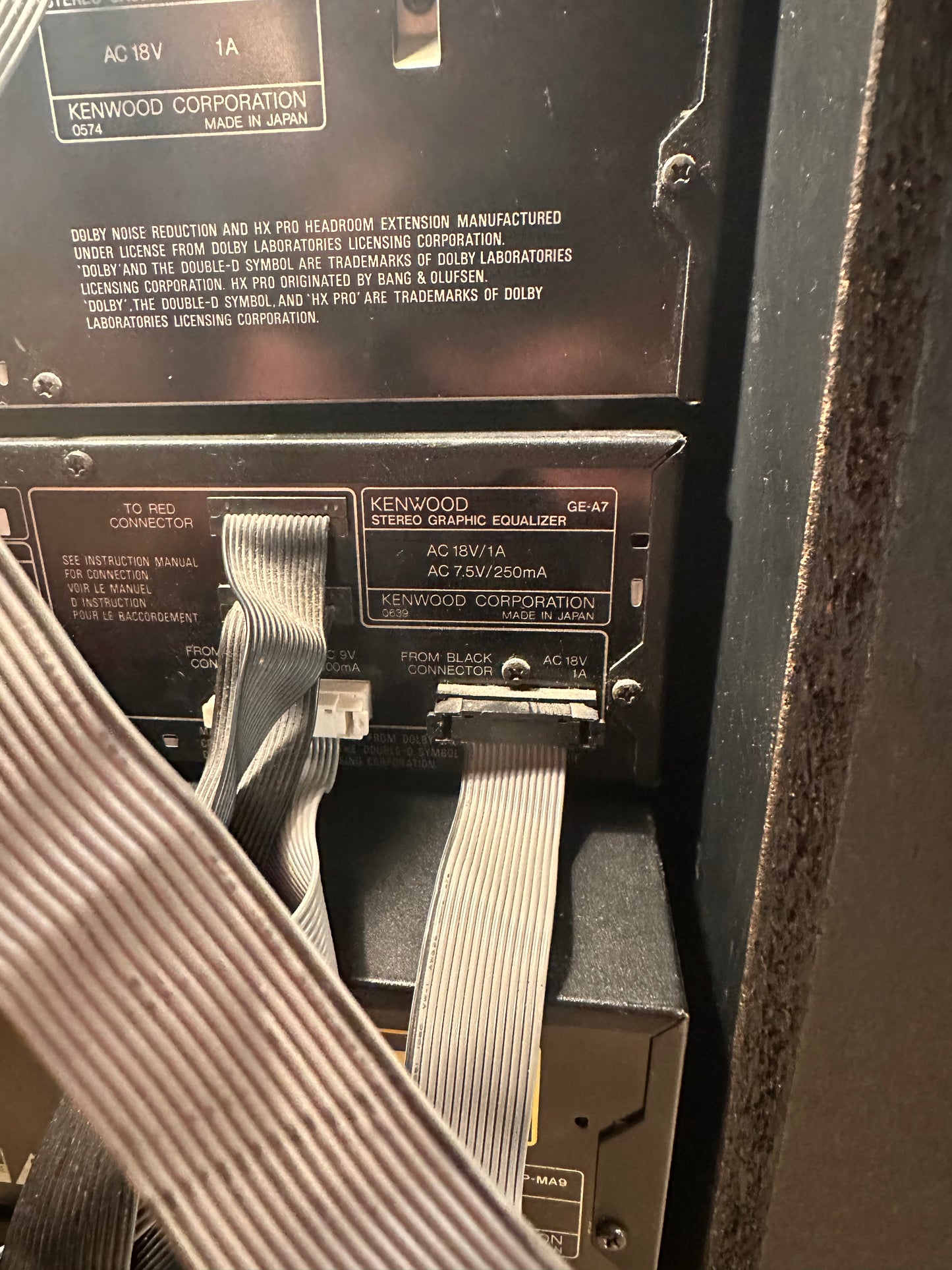 KENWOOD A-A7 Amp, DP-MA9 CD, GE-A7 Equaliser, X-A9 Tape Deck Stereo system Works