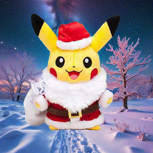 25cm Brand New Pokemon Christmas Pikachu Stuffed Toy Gift Kids Very Cute