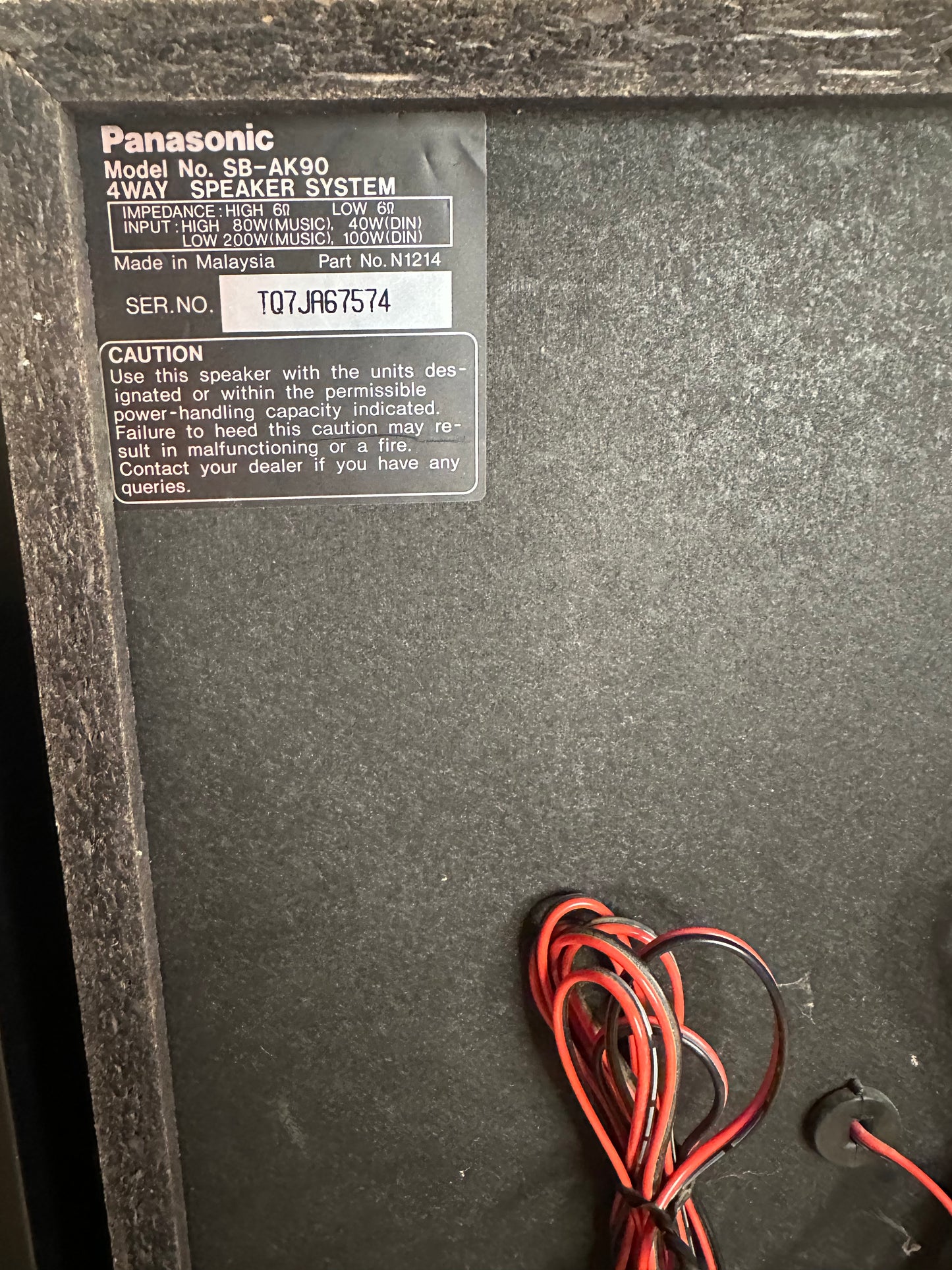 Panasonic Radio Stereo System Boombox SA-AK91 50+1 CD Changer dual Tape Tested🔥