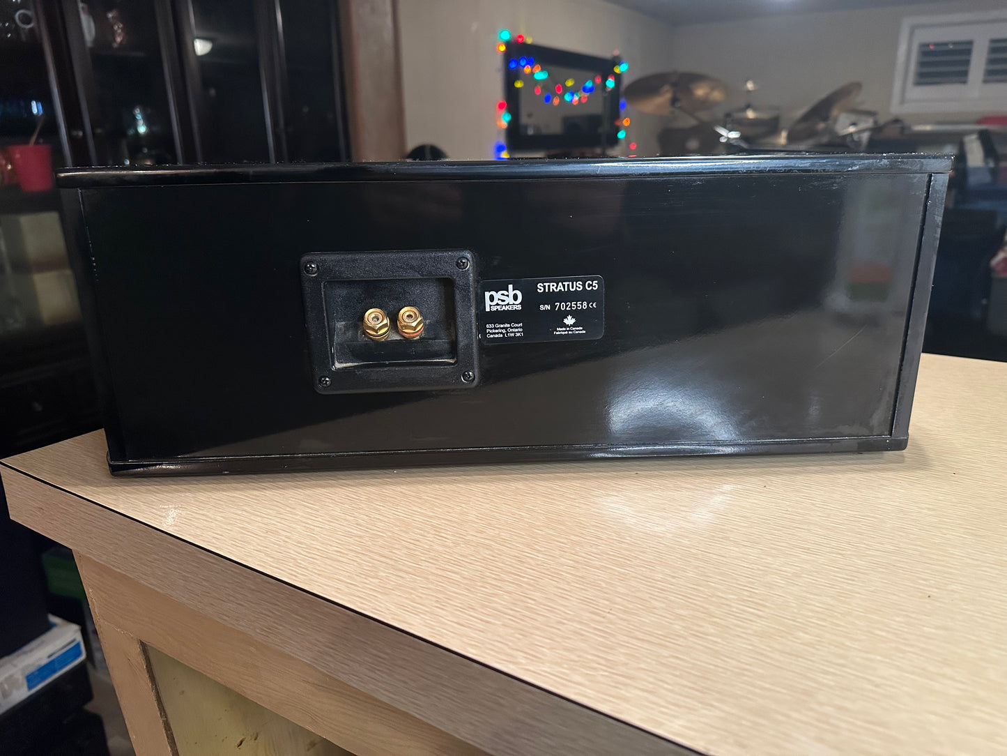 PSB Stratus C5 Center Channel Speaker Gloss Black *TESTED/WORKING*