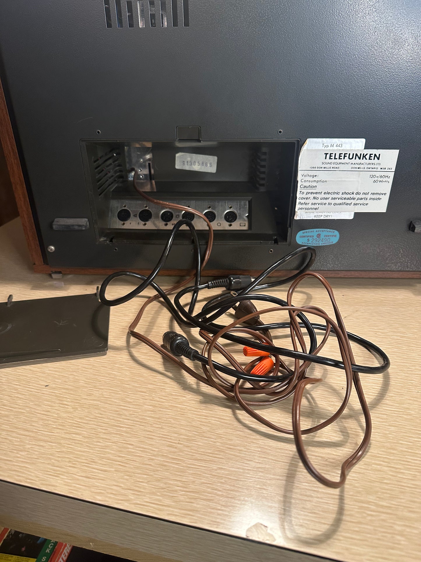 Vintage TELEFUNKEN Magnetophone 443 Reel To Reel Excellent Condition Tested 🔥🔥