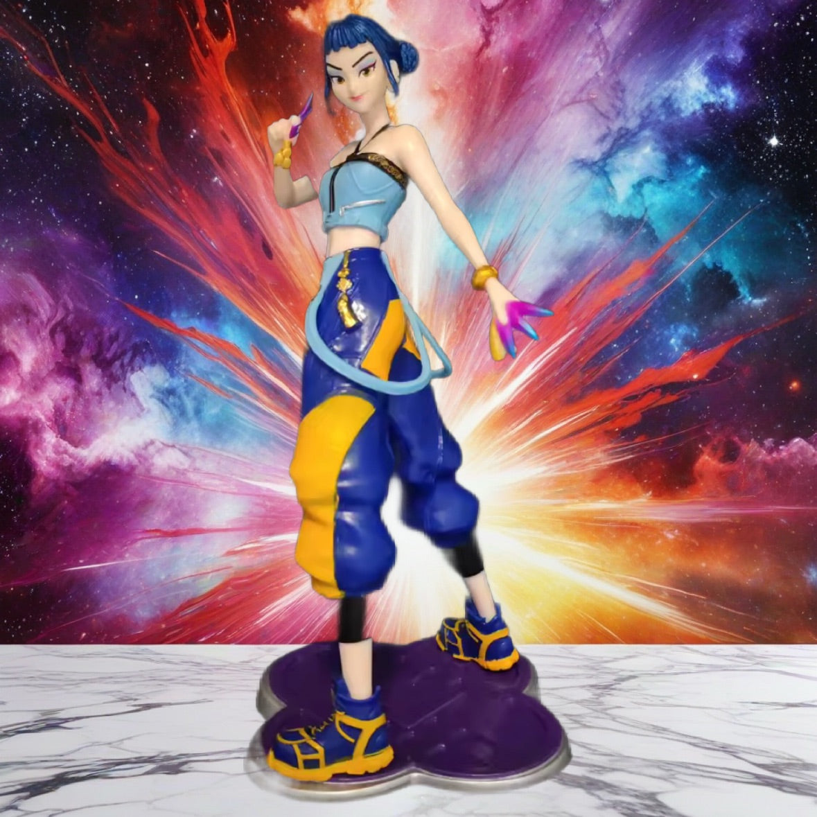 20cm KPop Demon Hunters Action Figure Zoey Anime Figures Brand New Kids Gift