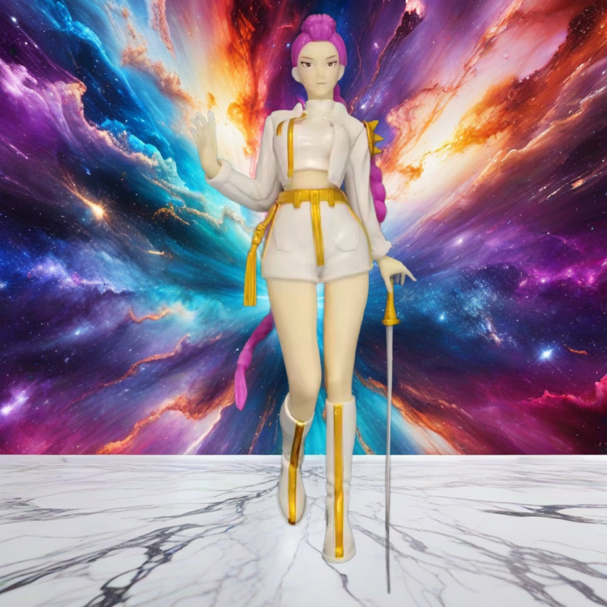 20cm Anime Kpop Demon Hunters Girl Rumi PVC New Holiday Gift Action Figure Toy