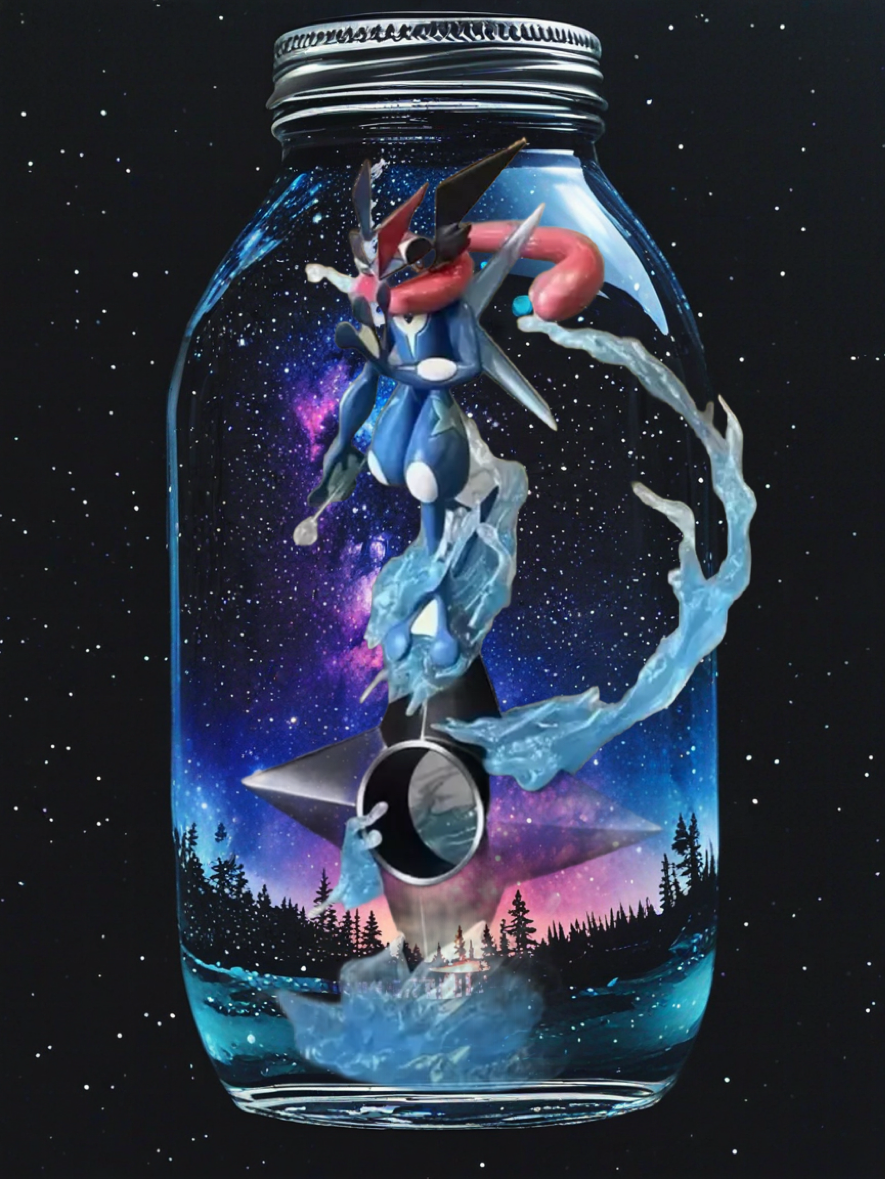 20cm Pokemon Greninja Toy Awesome Figure Water Shuriken Tomy Gift Idea