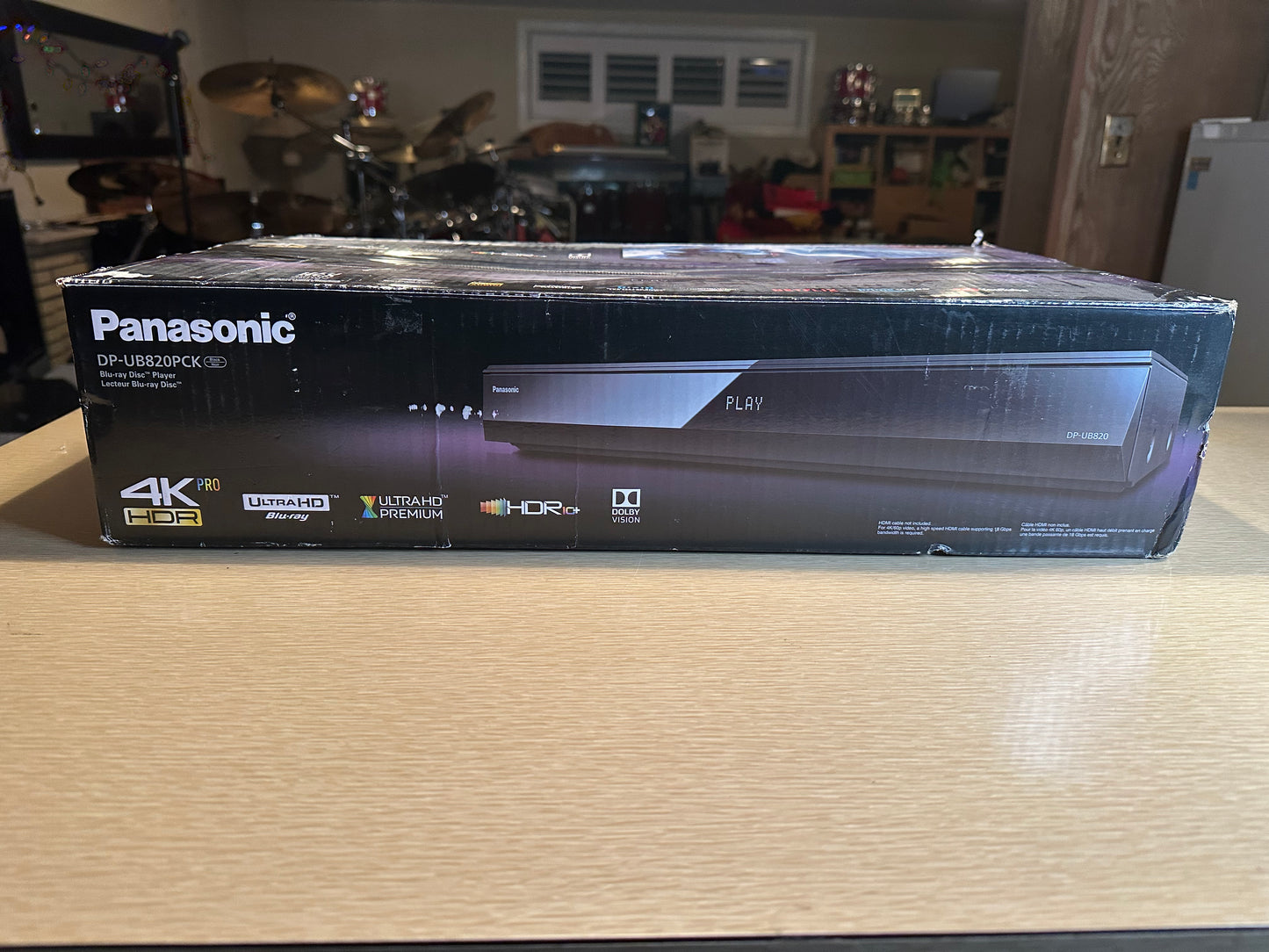 Panasonic DP-UB820P-K HDR UHD Blu-ray Player Brand New Open Box