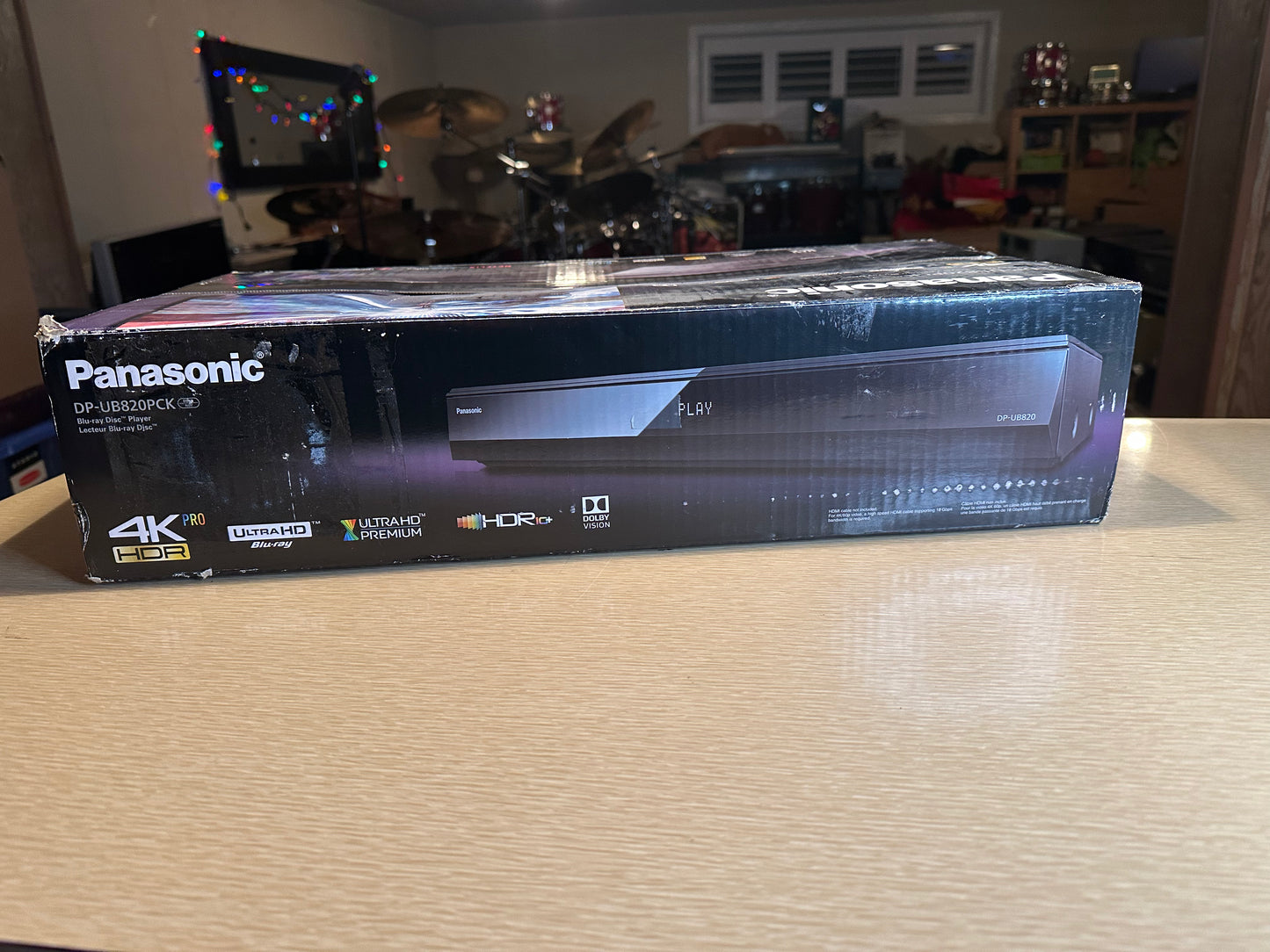 Panasonic DP-UB820P-K HDR UHD Blu-ray Player Brand New Open Box