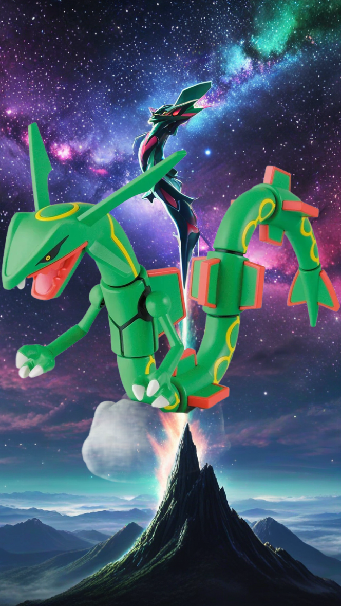 Bandai Pokemon Plamo Collection 46 Select Series Rayquaza Plastic Model Kit 15cm