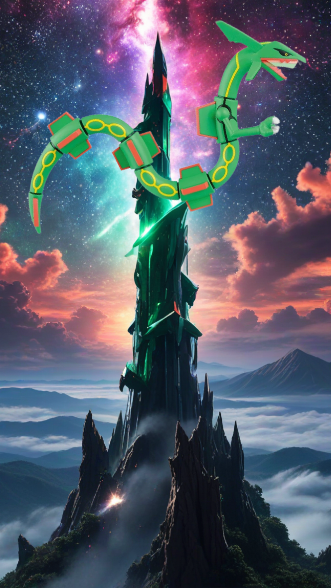 Bandai Pokemon Plamo Collection 46 Select Series Rayquaza Plastic Model Kit 15cm