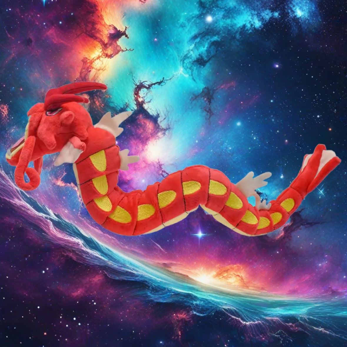 58cm Kawaii Shiny Red Gyarados Plush Doll Brand New Gift Idea Awesome!