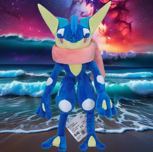 26cm Pokemon Plush Blue Greninja EX 214 Special Illustration Brand New Gift Idea