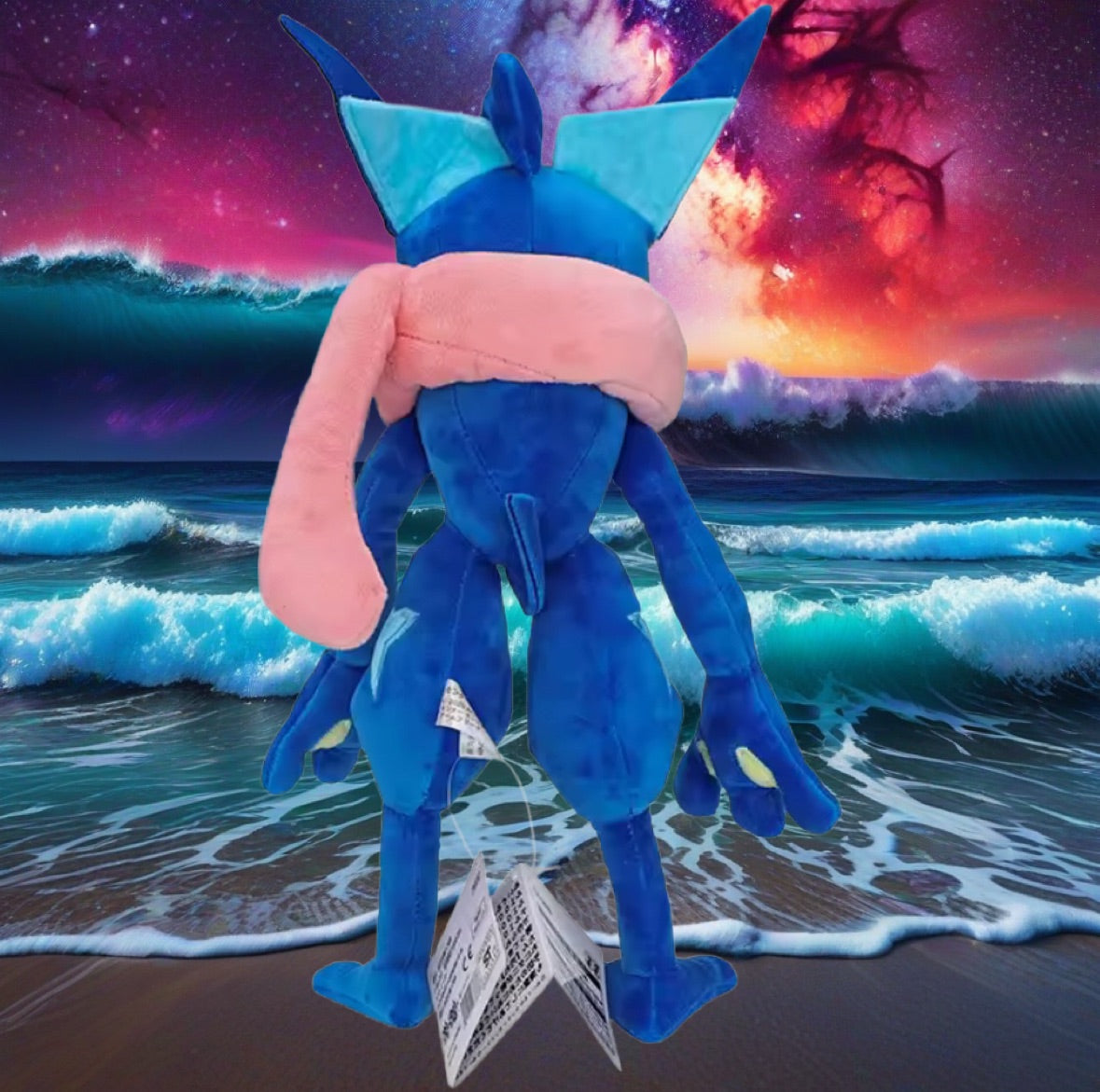 26cm Pokemon Plush Blue Greninja EX 214 Special Illustration Brand New Gift Idea