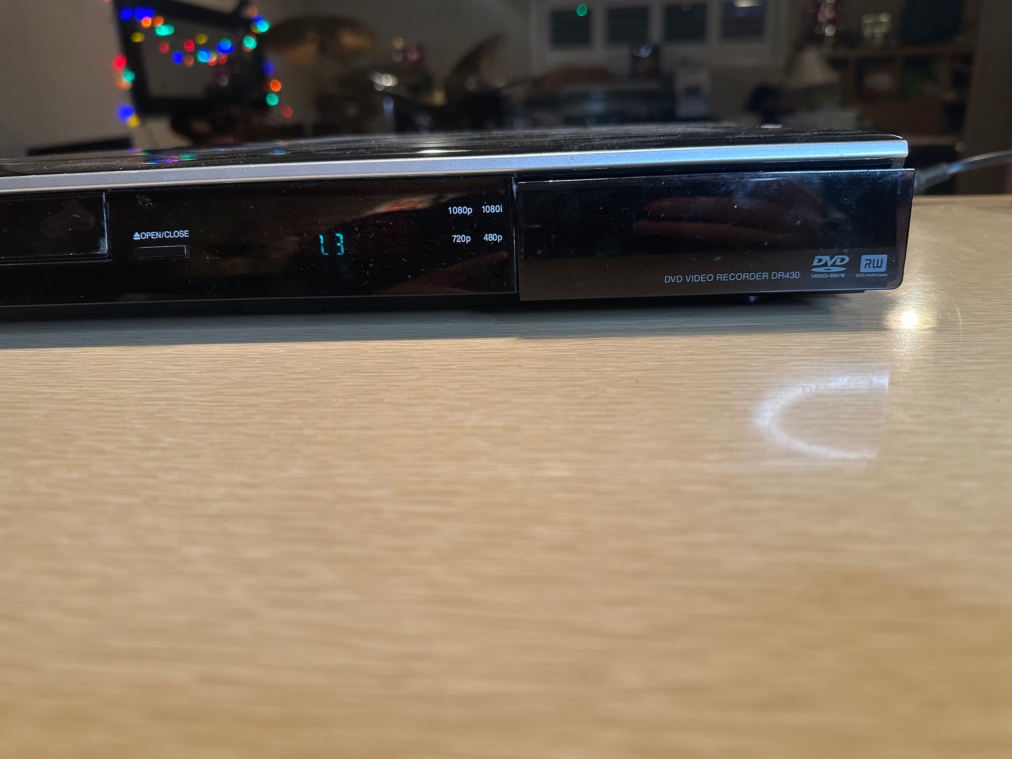 Toshiba DVD Recorder/Player with HDMI 1080p Upscaling & Remote DR430KC TESTED