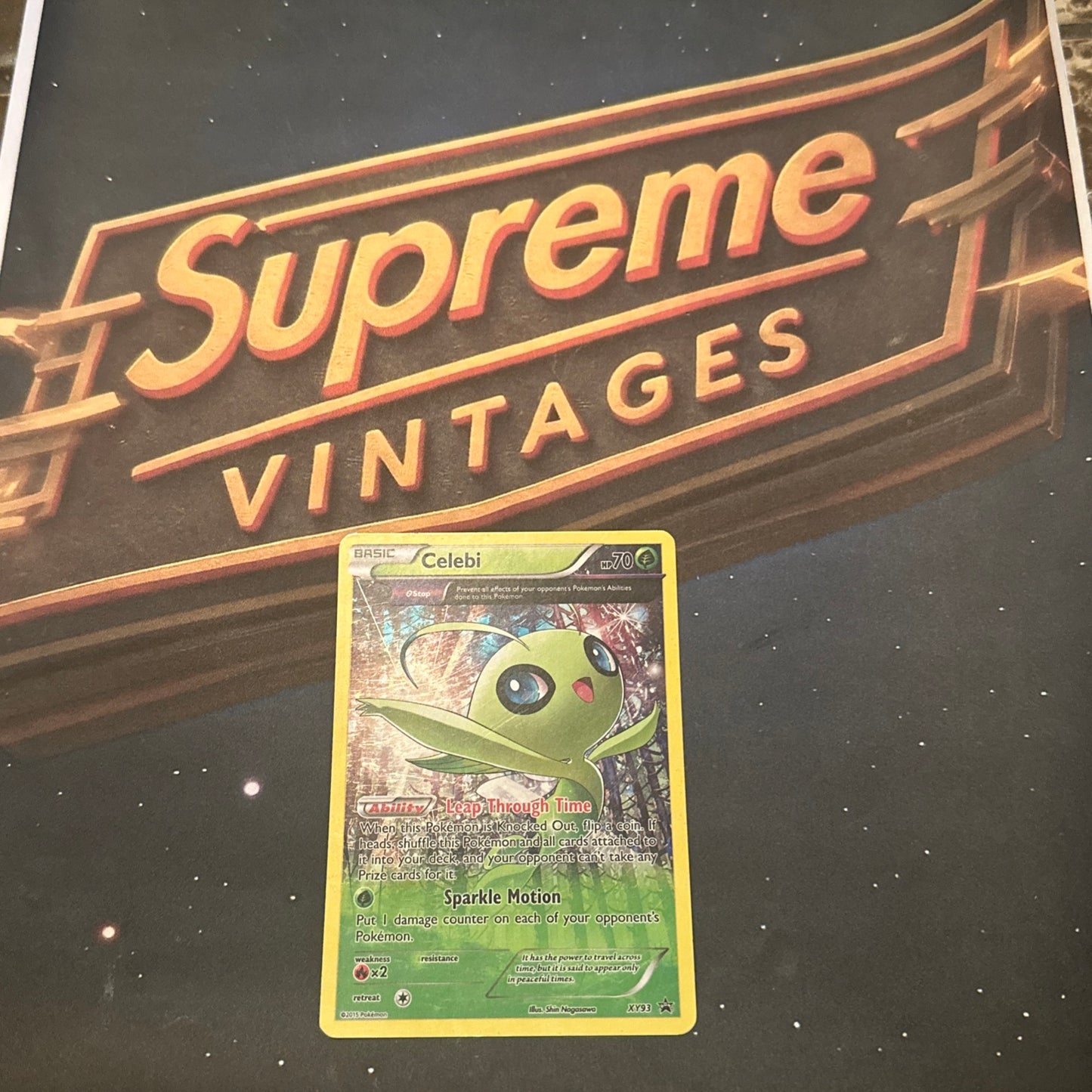 Pokemon TCG Promo Celebi XY93 Holo Rare