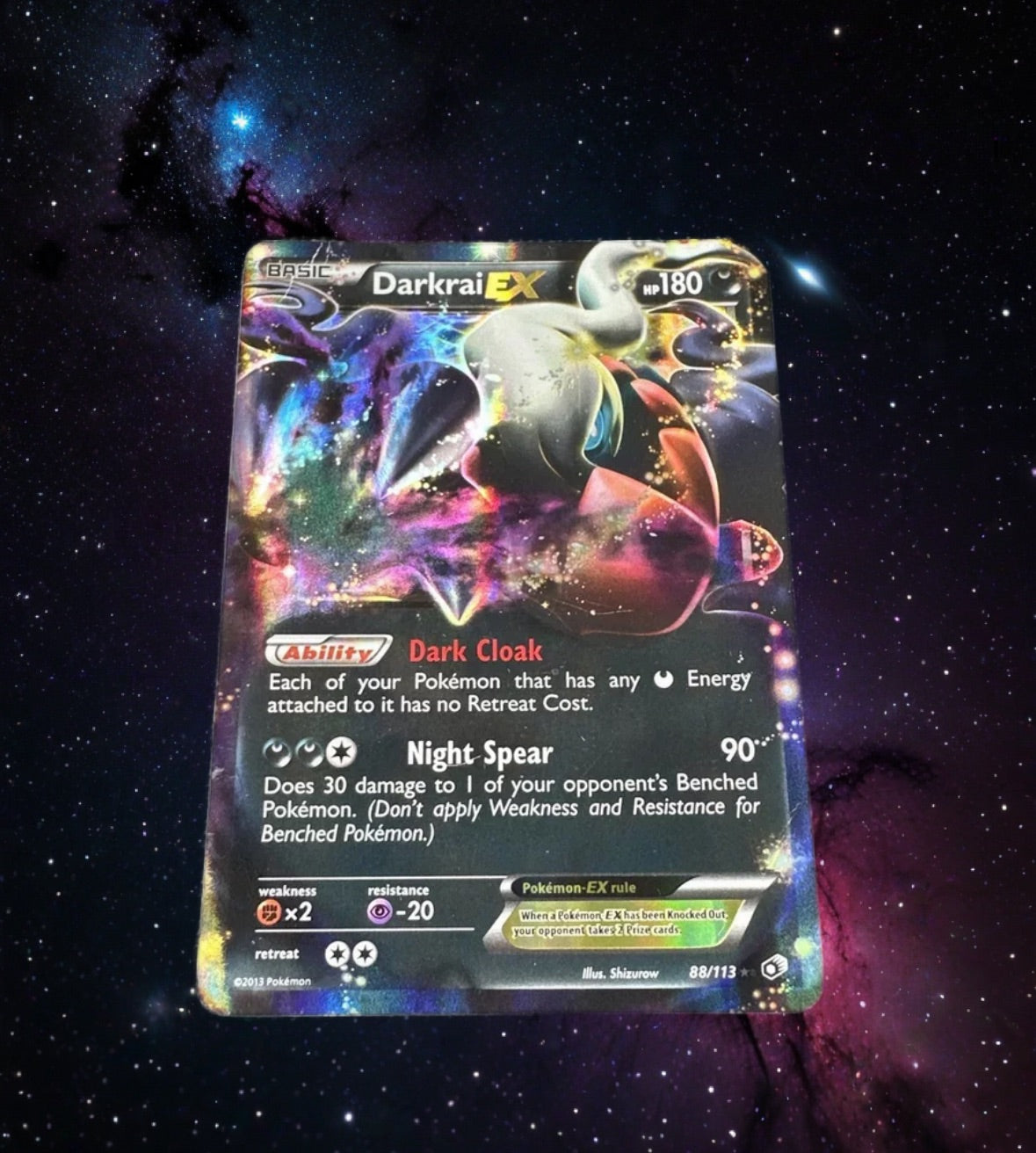 Darkrai EX - 88/113 BW Legendary Treasures Ultra Rare Holo Pokemon Card
