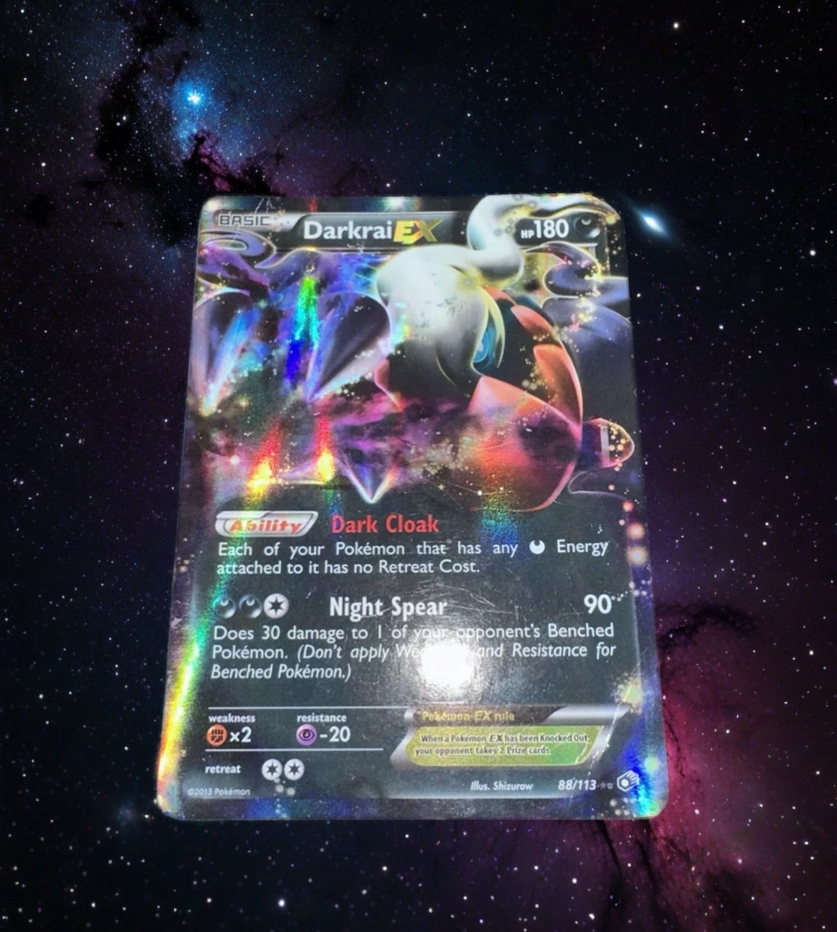 Darkrai EX - 88/113 BW Legendary Treasures Ultra Rare Holo Pokemon Card