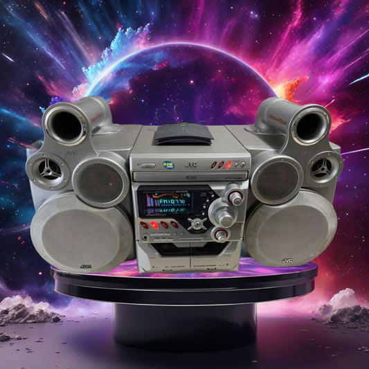 JVC 2X SP-GT700 CD changer, Cassette, Radio 330 Watts Speakers ONLY 4 MX-GT700
