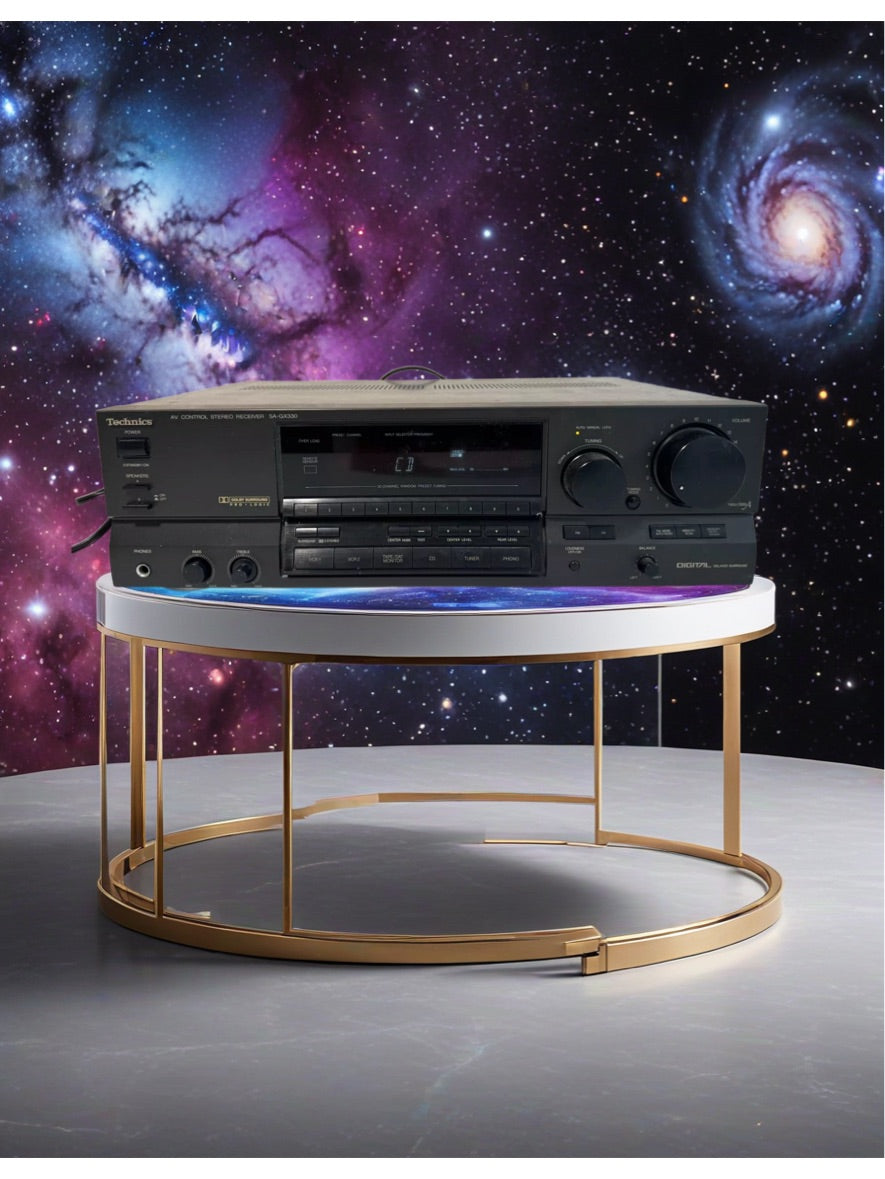 Technics SA-GX330 Receiver 5.1 Channel Vintage 100 WPC With Remote Bundle