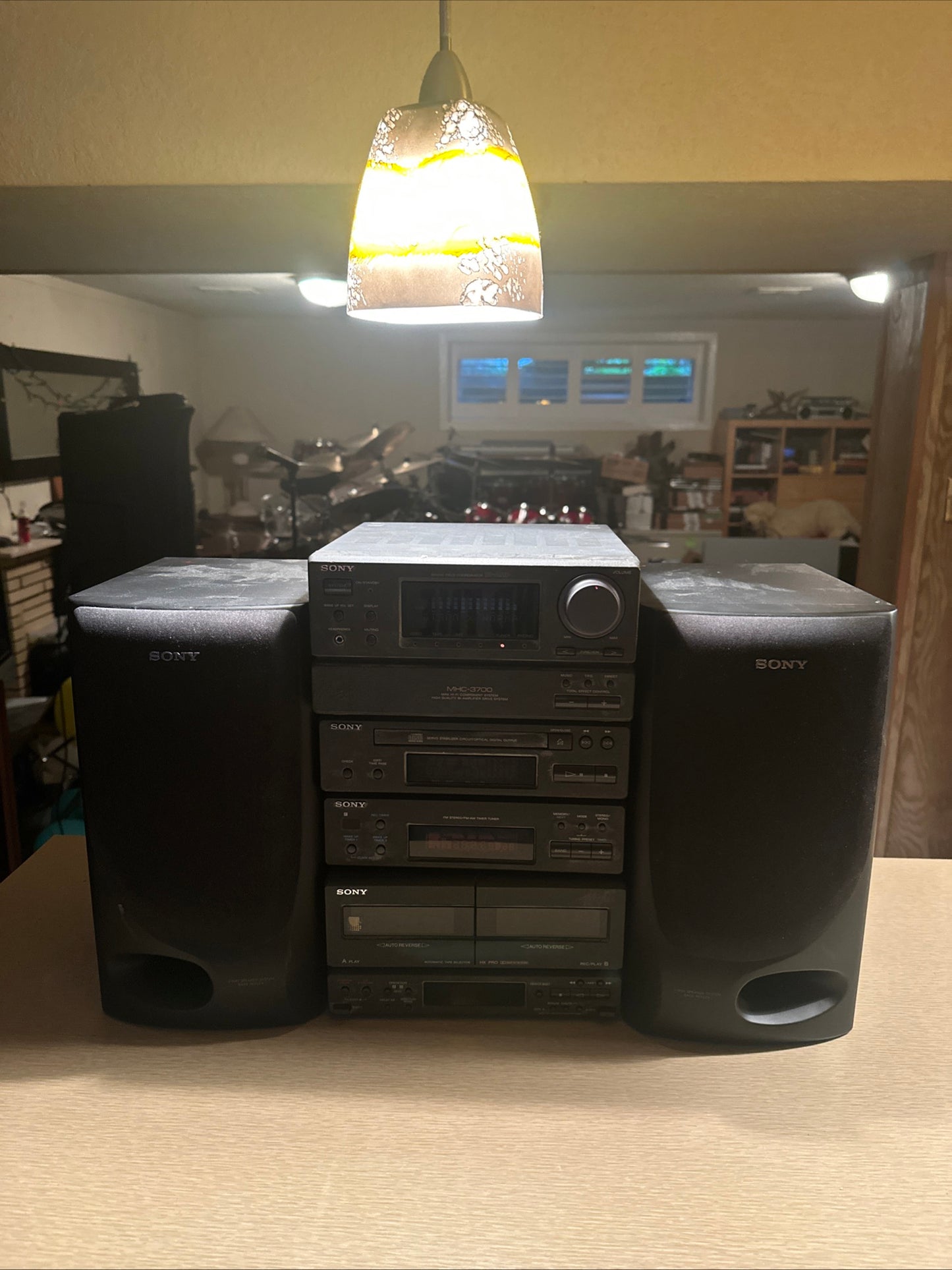 Sony MHC-3700 Mini HI FI Component System Tested Working Please Read