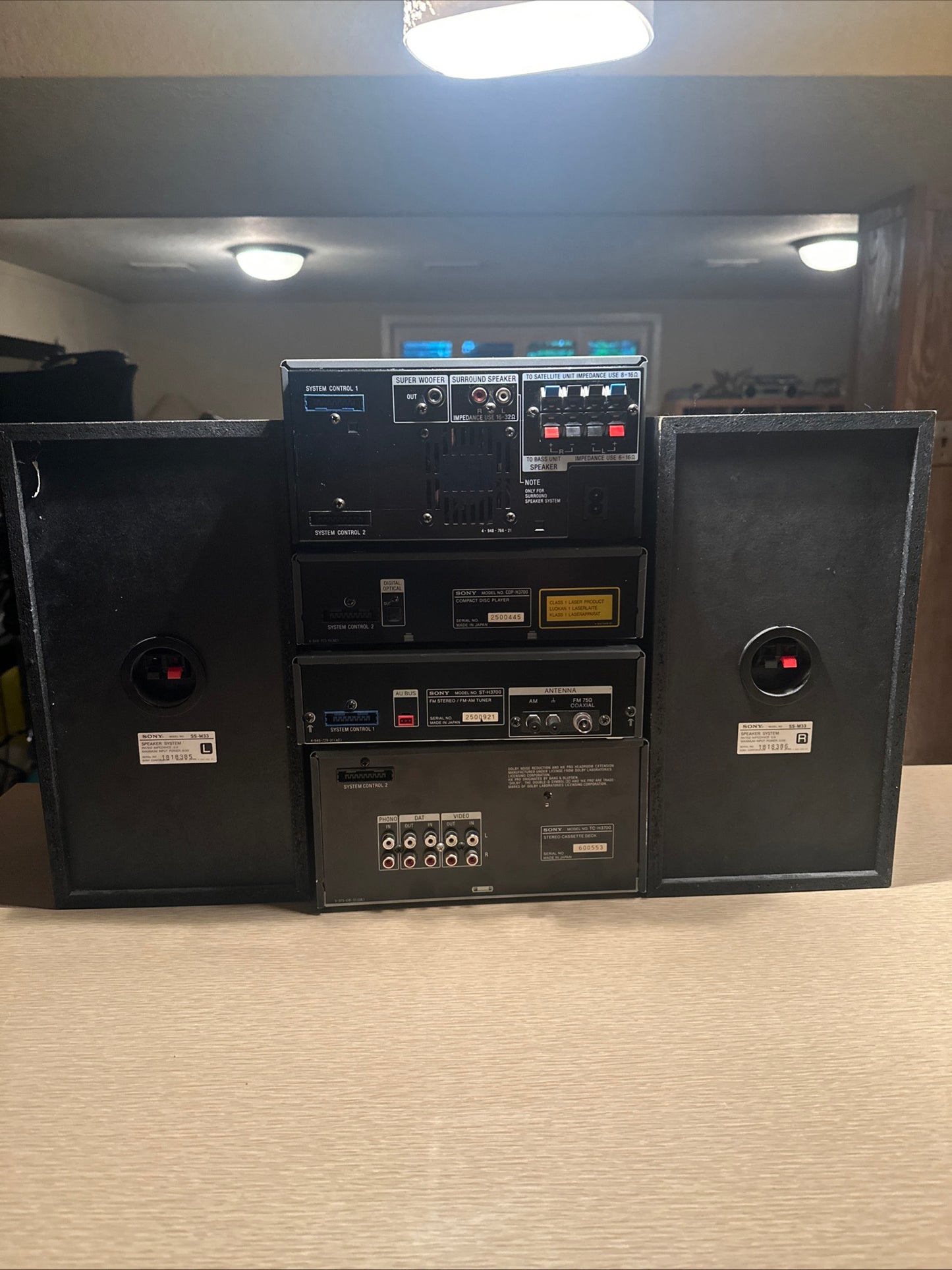 Sony MHC-3700 Mini HI FI Component System Tested Working Please Read