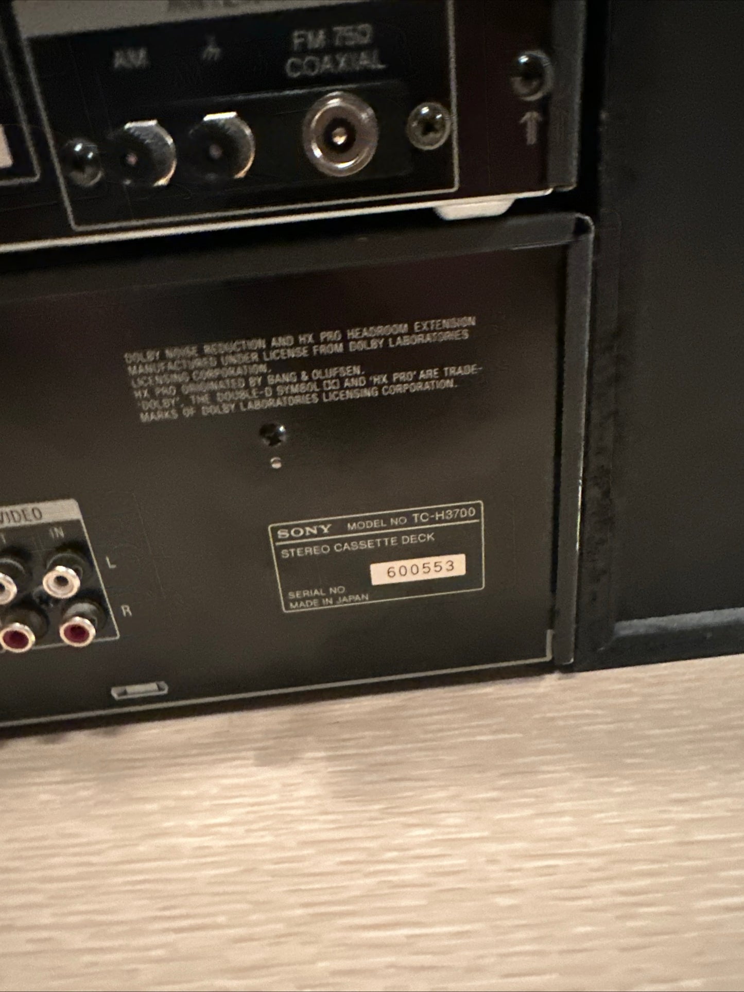 Sony MHC-3700 Mini HI FI Component System Tested Working Please Read