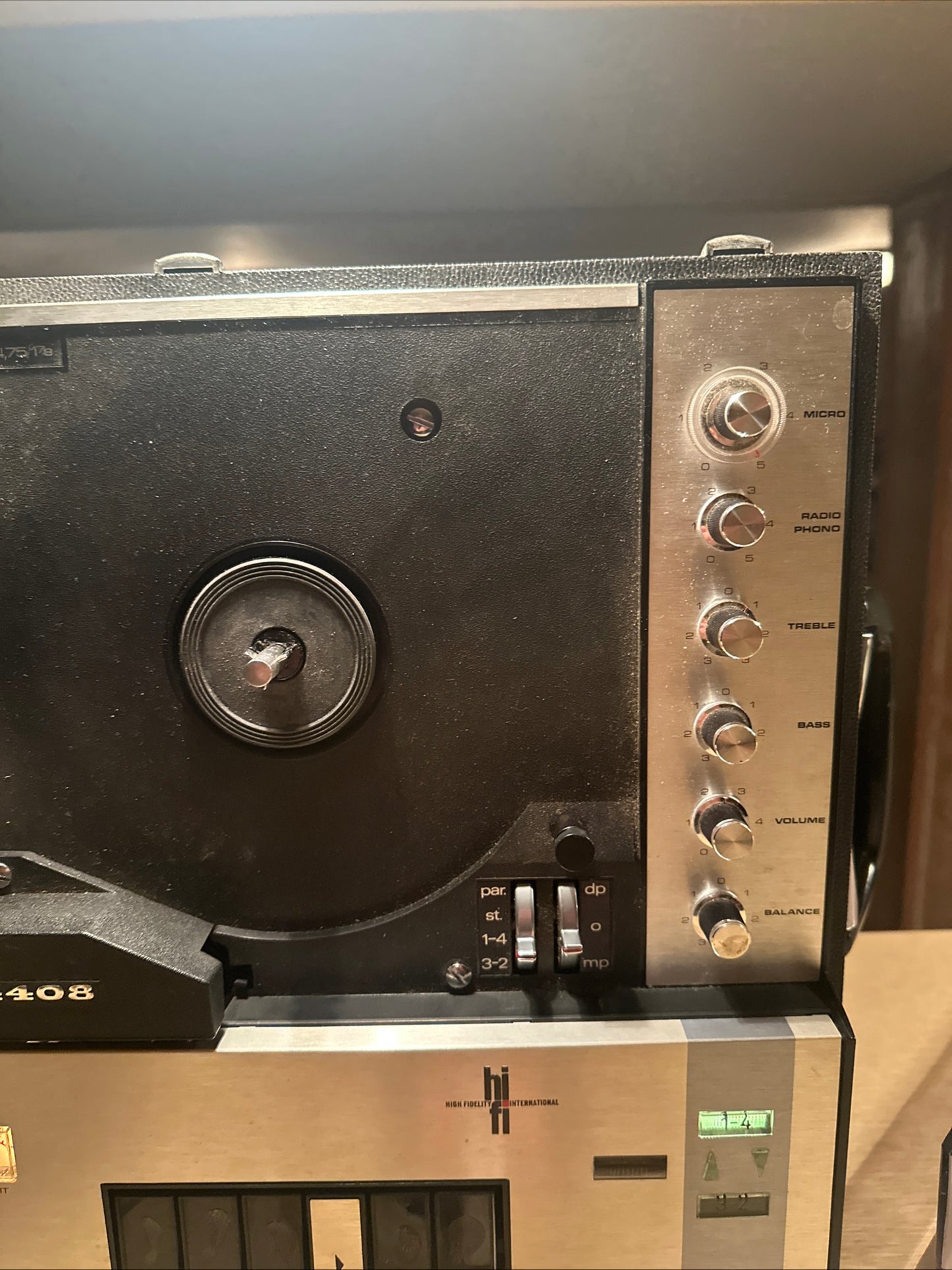 Philips Stereo 4408 Reel-to-reel 18cm Tape Deck Powers On And Working Very Rare!