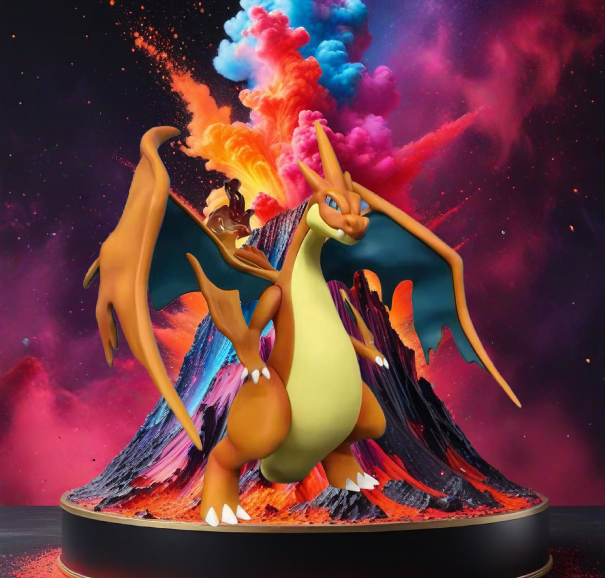 Rare 11cm Anime Pokemon Mega Charizard Y Action Figure Brand New Epic Gift🔥🌋