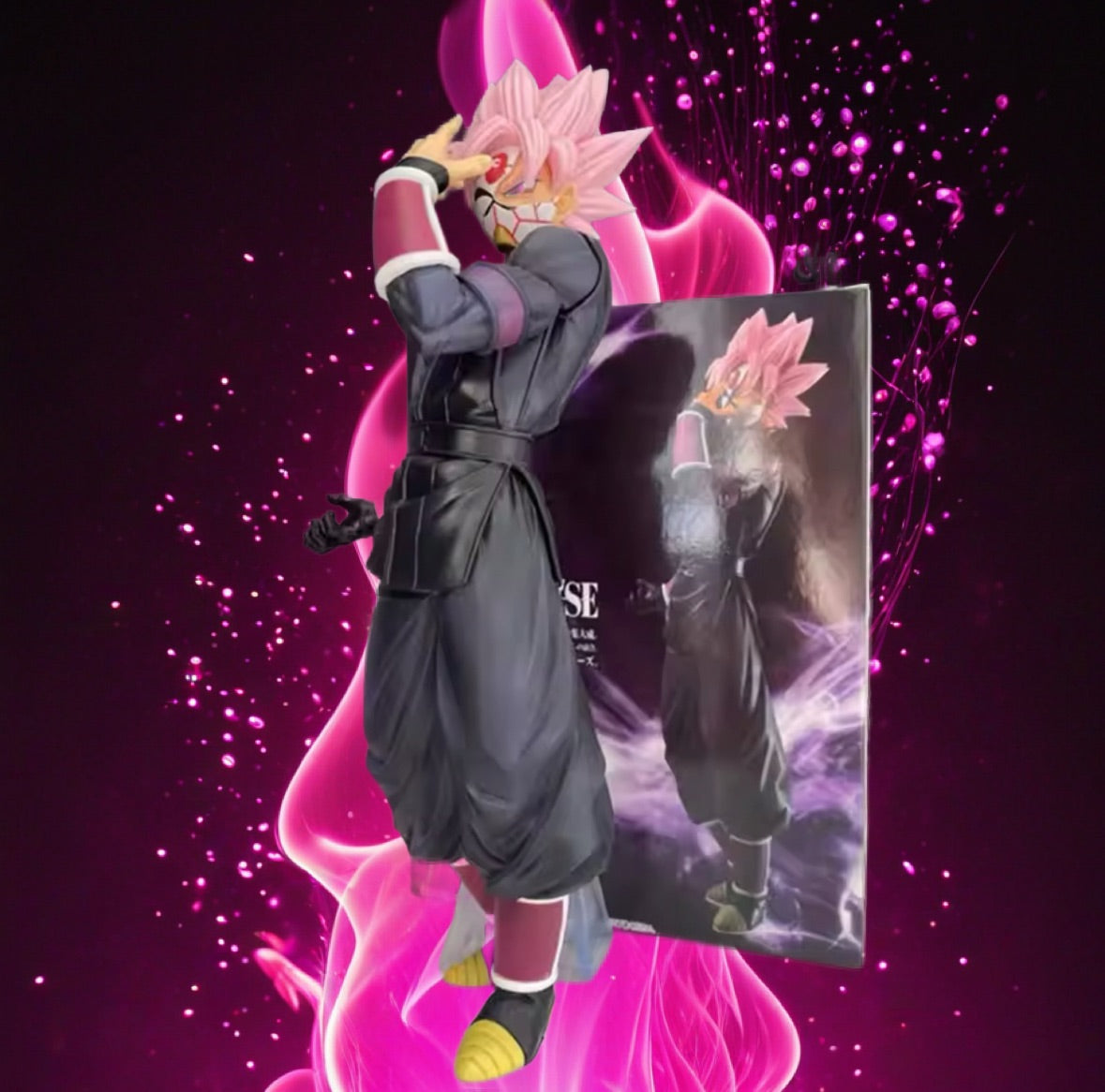Super Dragon Ball Heroes Figure Zamasu Black Goku 25cm New With Box Figure GK