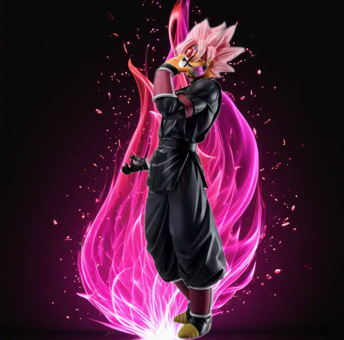 Super Dragon Ball Heroes Figure Zamasu Black Goku 25cm New With Box Figure GK