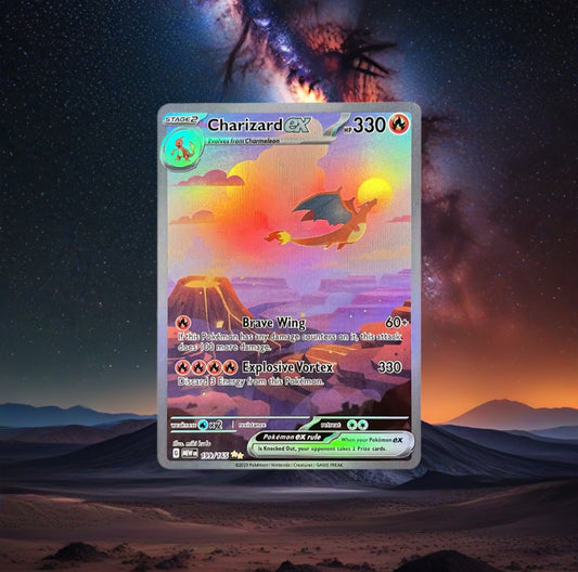 Charizard ex Special Illustration Rare 199/165 Pokémon 151 - NM READ FIRST PIC