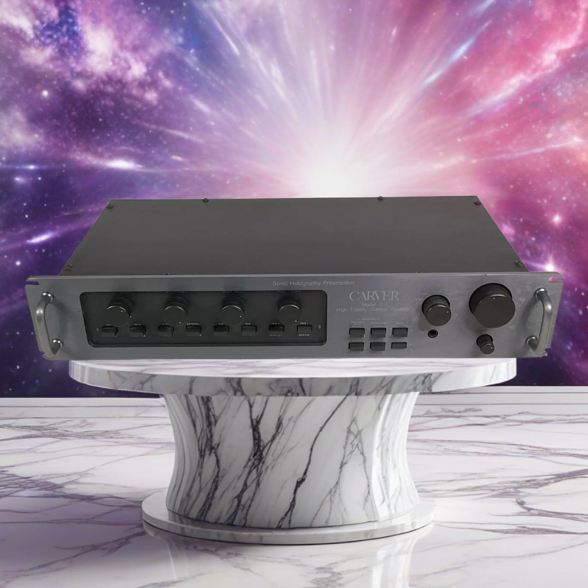 *UNTESTED* Carver Model C-1 Sonic Holography Preamplifier High Fidelity Control Console