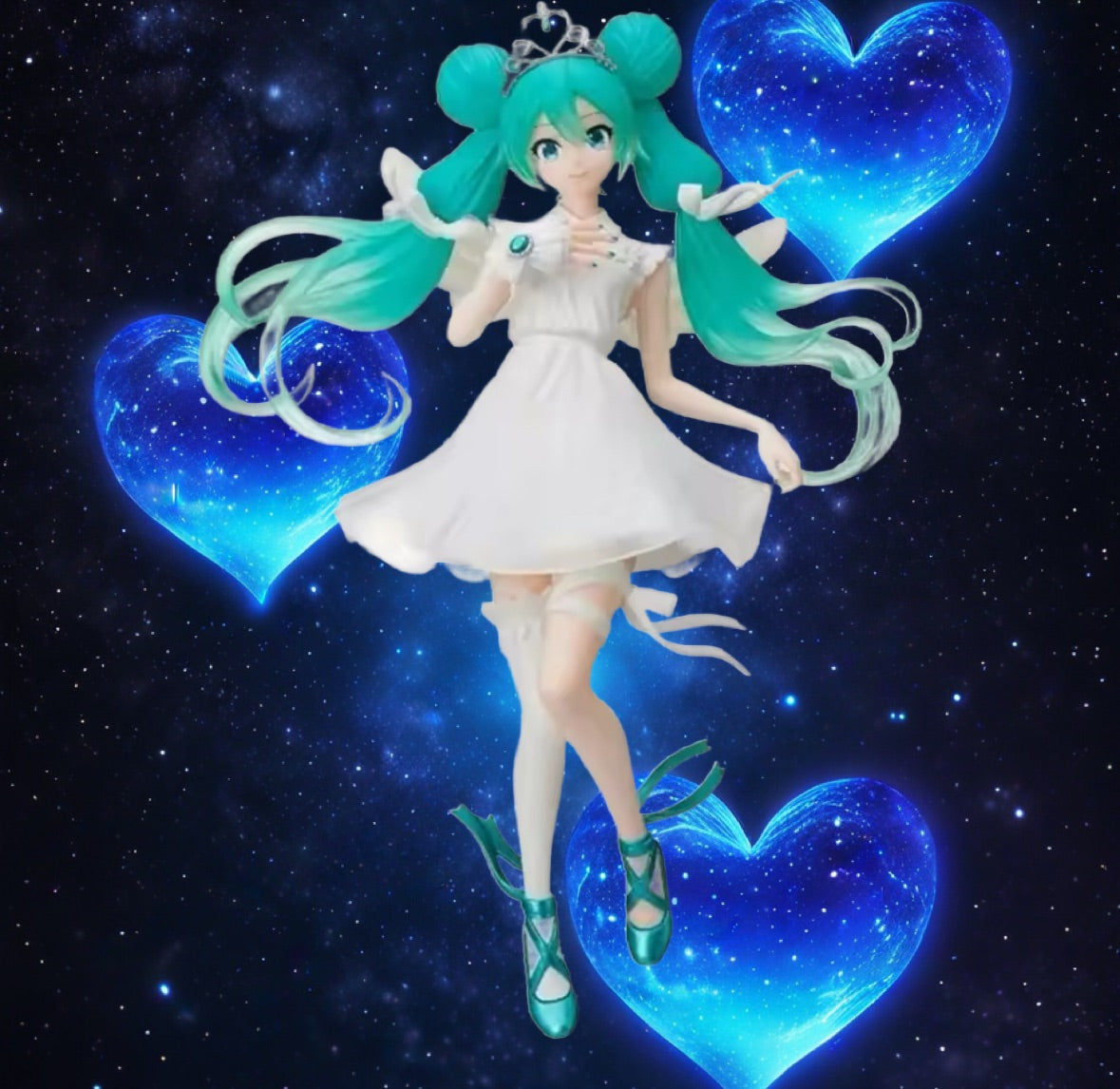 21CM Hatsune Miku Figure Hot Anime 15th Anniversary Edition NIB