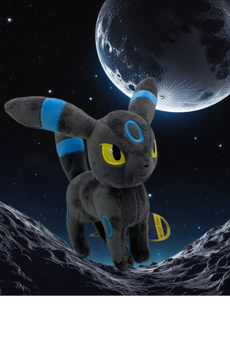 Brand New Pokemon Plush Shiny Umbreon 22cm  Moonbreon Alt Art
