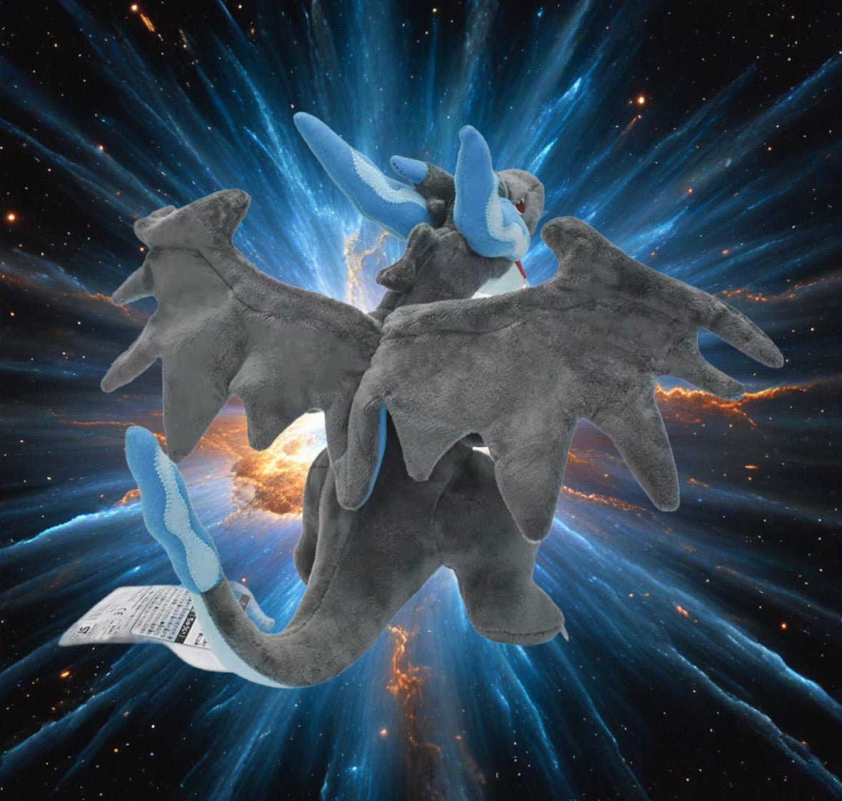 Mega Charizard X Plush –10 ” Pokémon Collectible Plush Rare Brand New