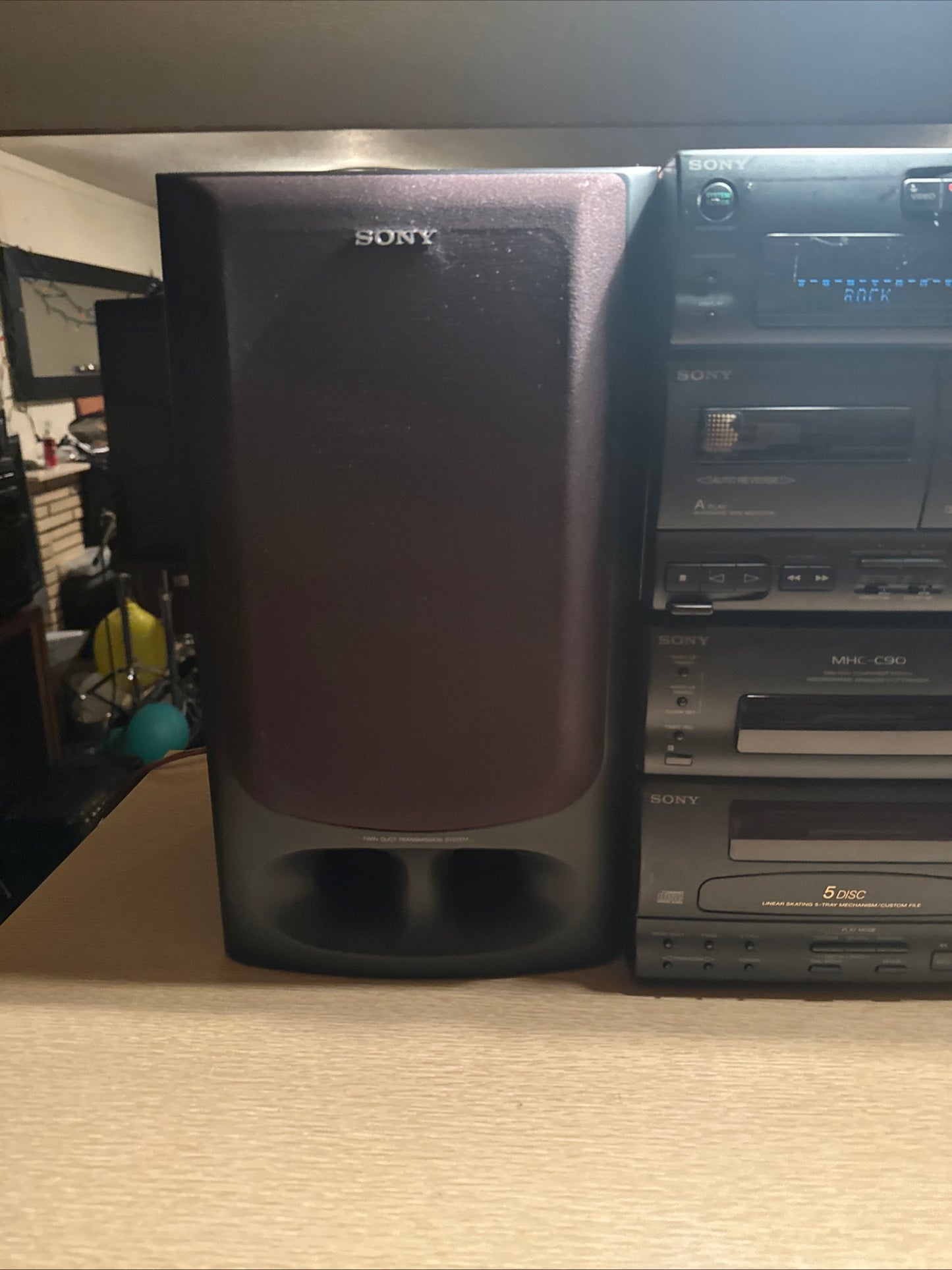 Vintage Sony MHC-C90 Mini Hi-Fi Component System Extremely Rare Japan 1994 Works