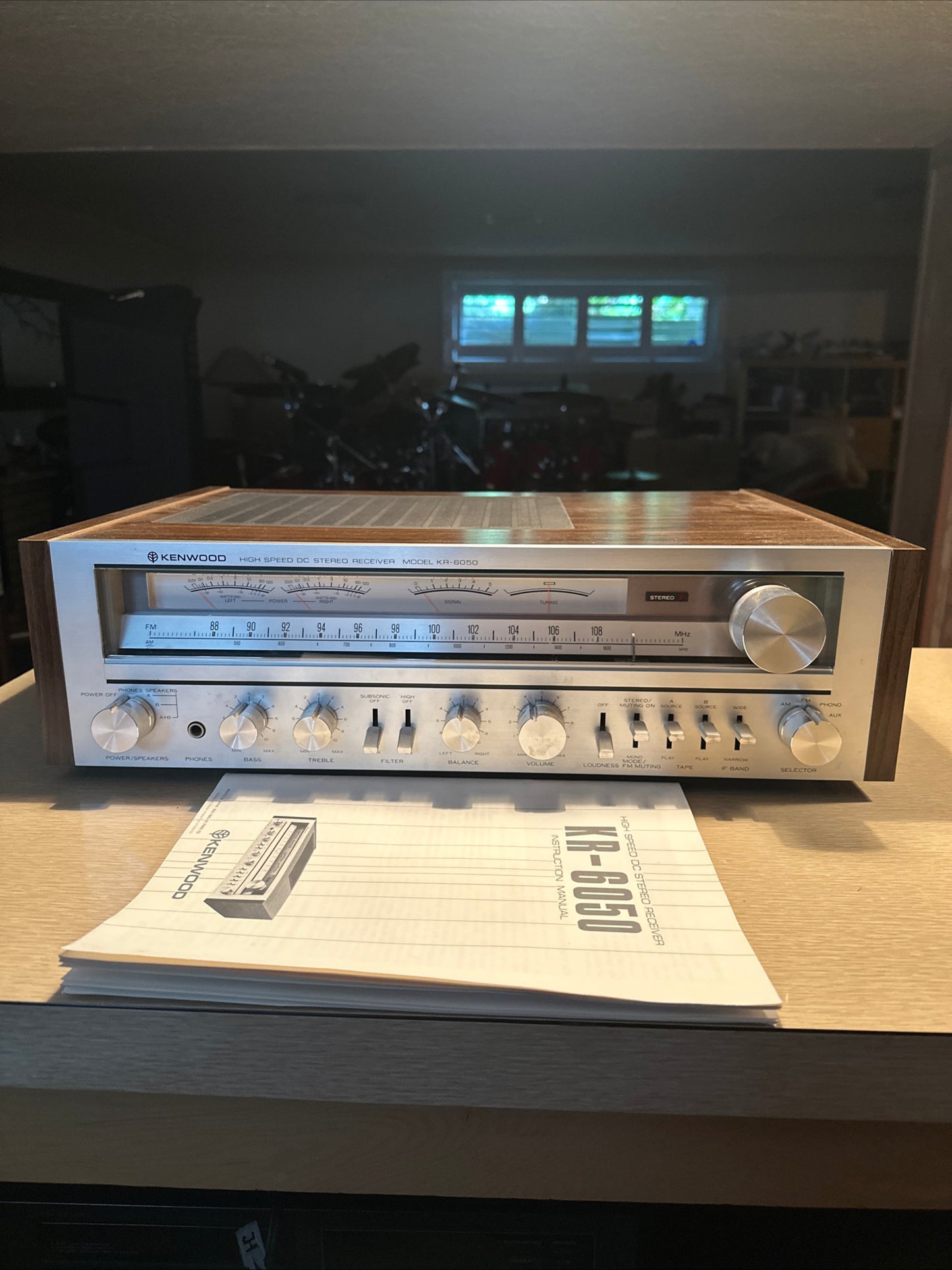 Kenwood KR-6050 Vintage AM/FM High Speed DC 60 WPC MINT NEW NEVER USED!