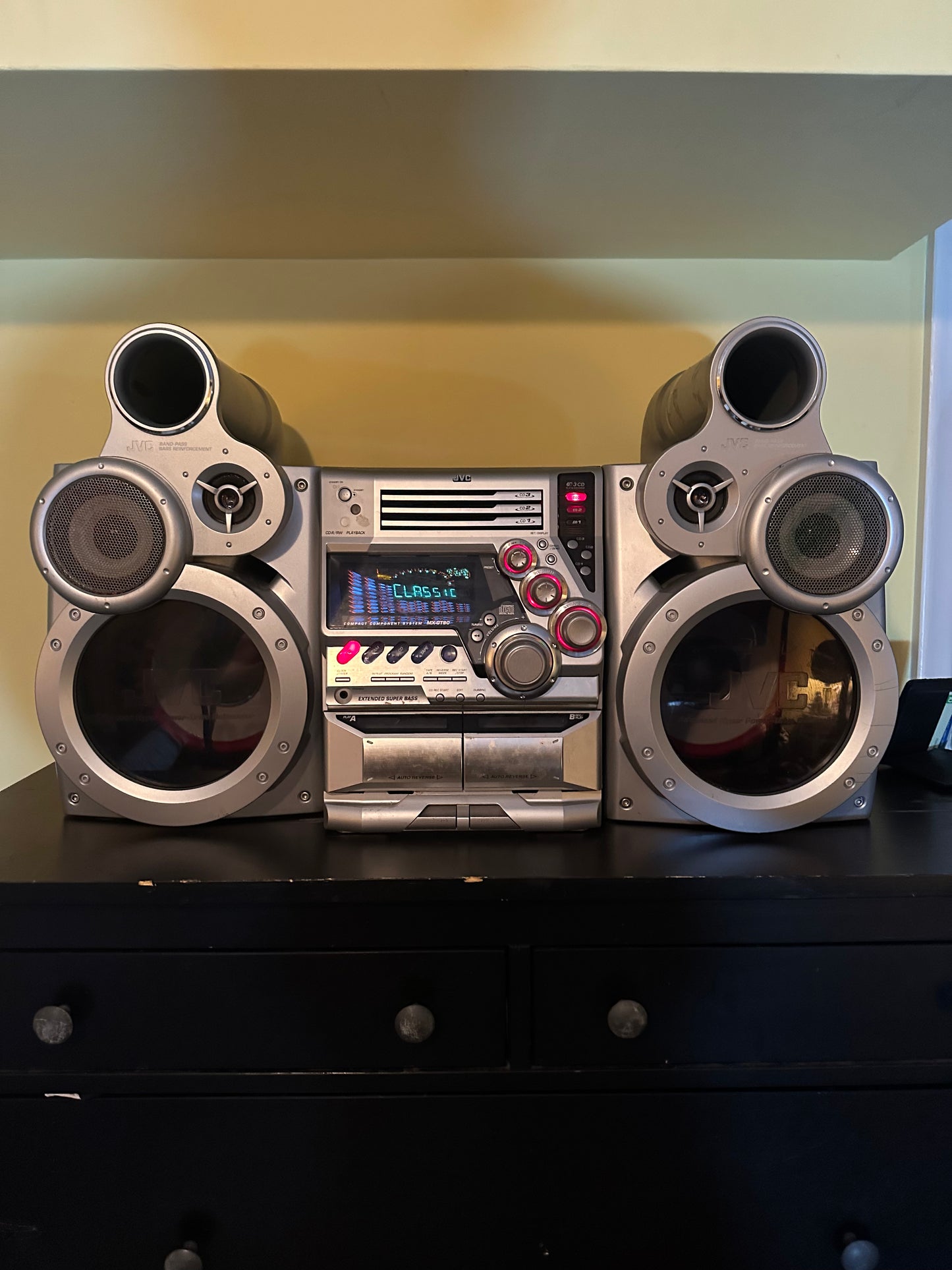 JVC MX-GT90 Compact Stereo Cd/ Cassette/ Radio Vintage Late 90’s Early 2000’s💥