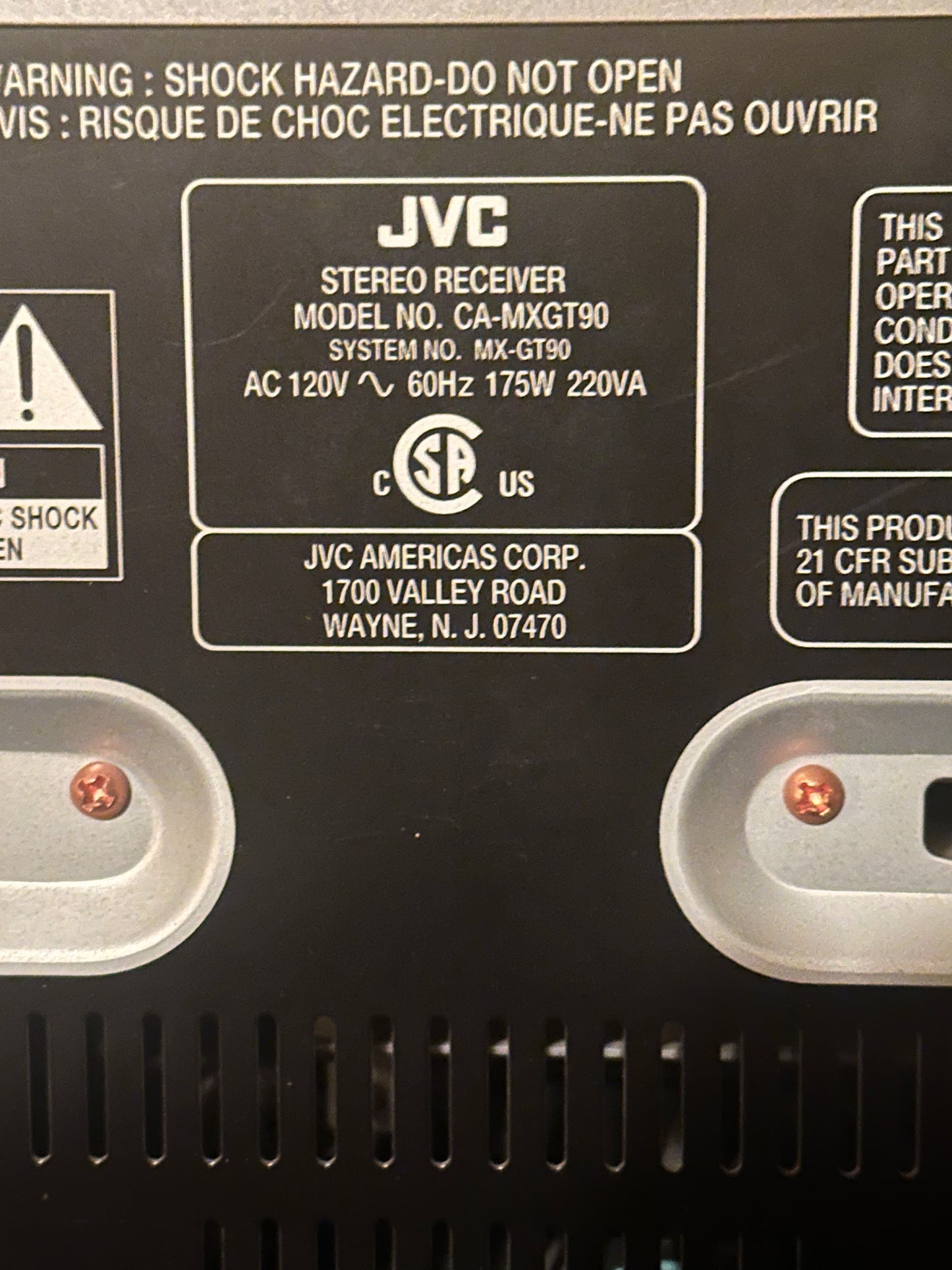 JVC MX-GT90 Compact Stereo Cd/ Cassette/ Radio Vintage Late 90’s Early 2000’s💥