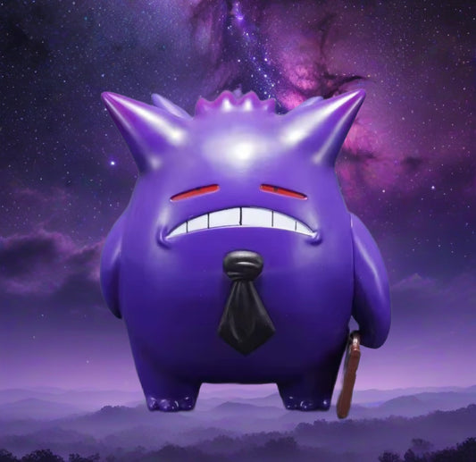 Anime Pokemon Figure Gengar Cosplay Laborer Action Figures Pvc 12cm NEW Funny
