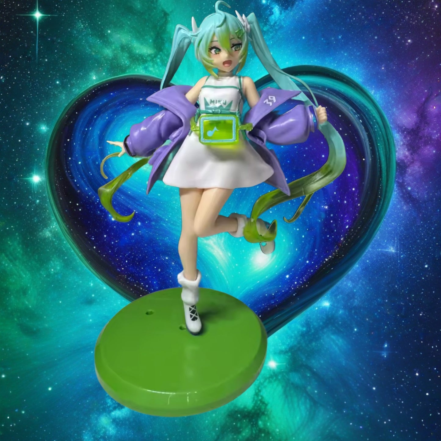 21cm Fashion Hatsune Miku Sports Girl Action Figure Anime Figurine New In Box🧚