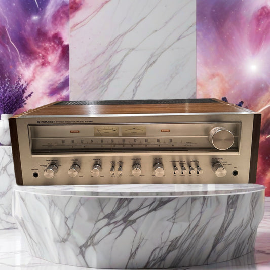 Vintage PIONEER SX 650 AM/FM STEREO RECEIVER Fully Functional Good Shape 🔥