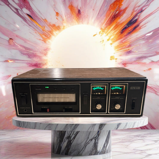 Craig 3304 Eight-Track 8-Track Stereo Tape Player Recorder Home Stereo Working🔥